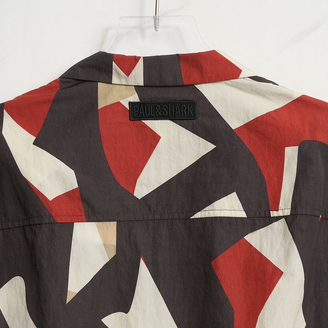 Paul & Shark Paul&Shark Men's Geometric Print Shirt Size US M / EU 48-50 / 2 - 6 Thumbnail