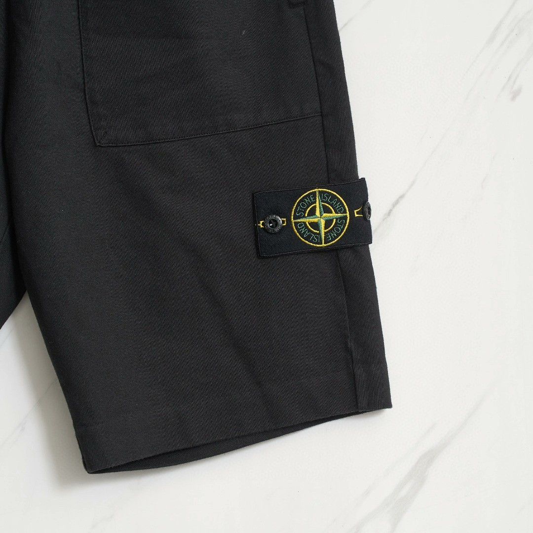 Stone Island Stone Island Men's Logo Casual Shorts Size US 29 - 3 Thumbnail
