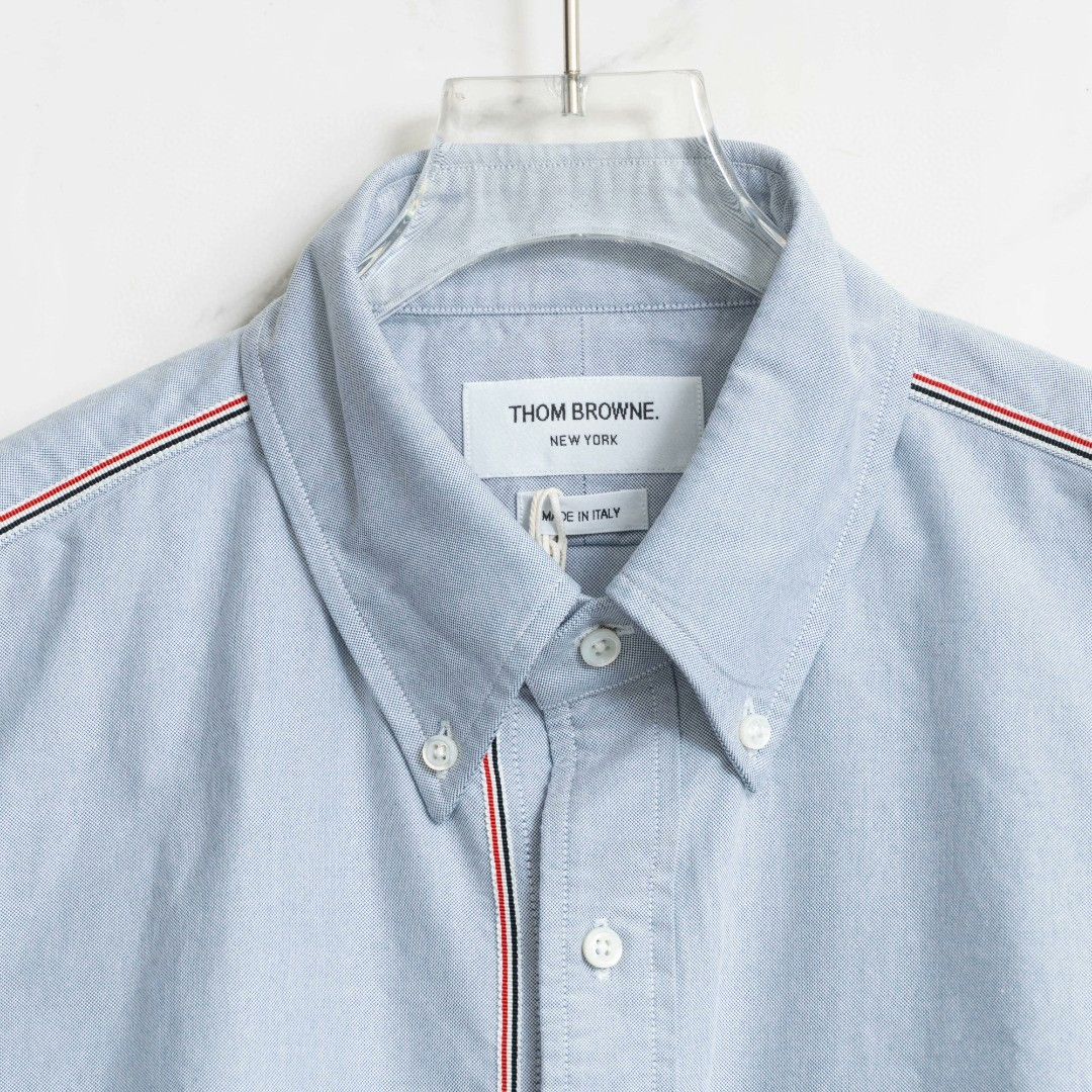 Thom Browne Thom Browne Line Design Shirt Size US M / EU 48-50 / 2 - 2 Thumbnail