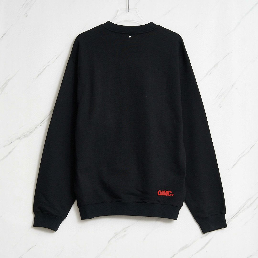 OAMC OAMC Men's Creative Print Black Sweatshirt Size US M / EU 48-50 / 2 - 4 Thumbnail