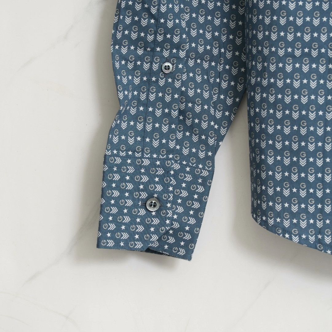 Gucci Gucci Men's Letter Arrow Print Shirt Size US M / EU 48-50 / 2 - 5 Thumbnail