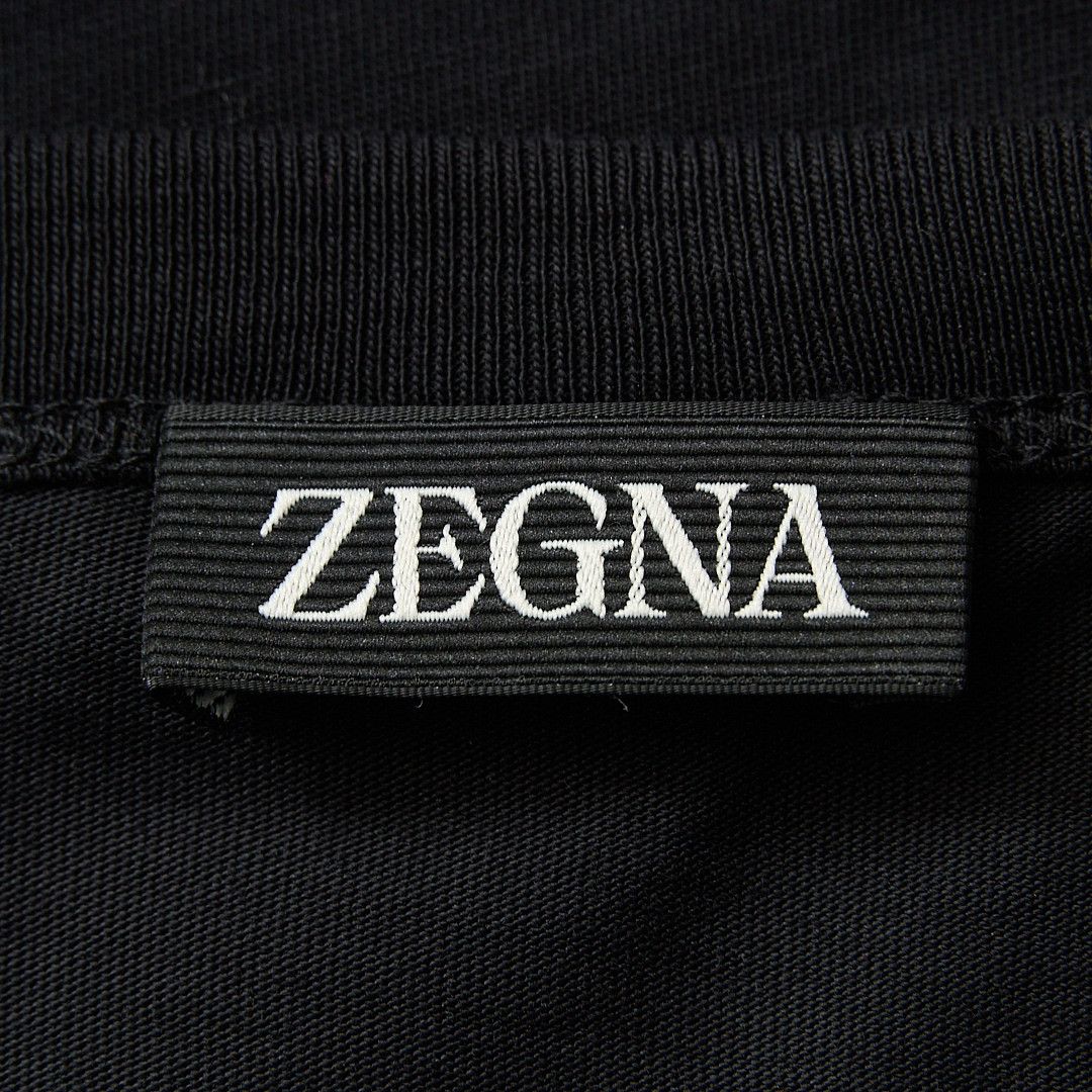 Ermenegildo Zegna ZEGNA Men's Logo Embroidered Crewneck T-shirt Size US L / EU 52-54 / 3 - 7 Thumbnail