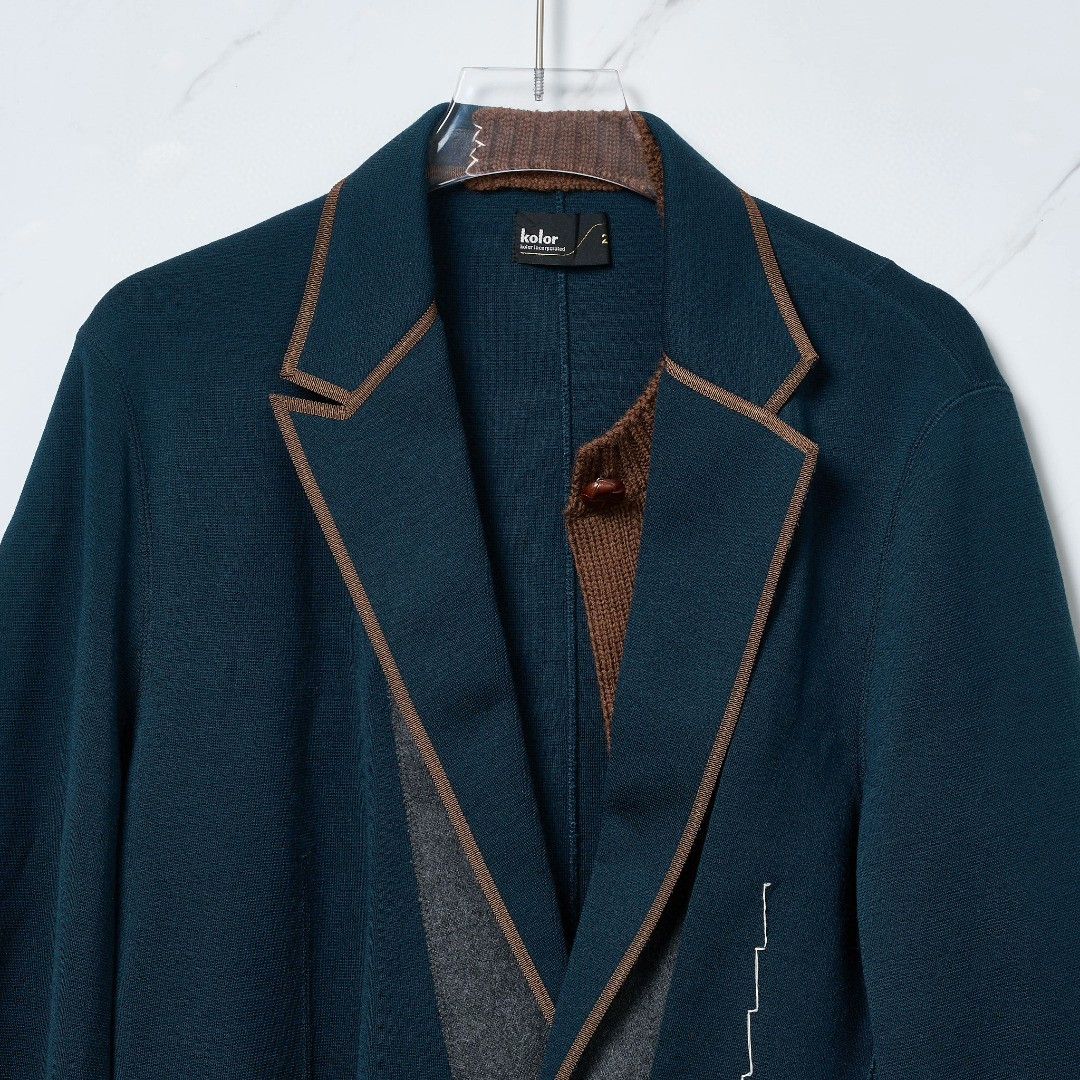 Kolor Kolor Men's Fake Two-Piece Wool Coat Size US S / EU 44-46 / 1 - 2 Thumbnail