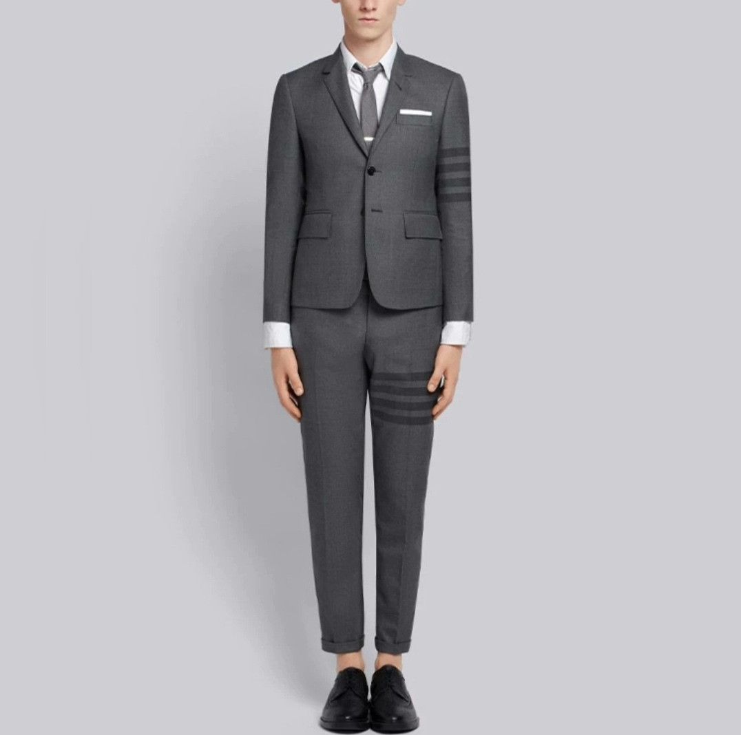 Thom Browne Thom Browne Men's Striped Ribbon Suit Size US S / EU 44-46 / 1 - 8 Thumbnail