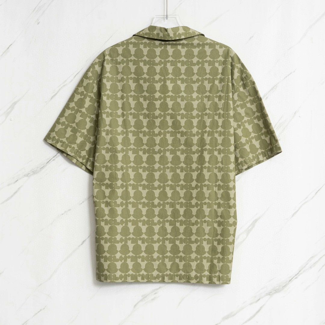 Moncler Moncler Men's All-over Print Collared Shirt Size US M / EU 48-50 / 2 - 5 Thumbnail