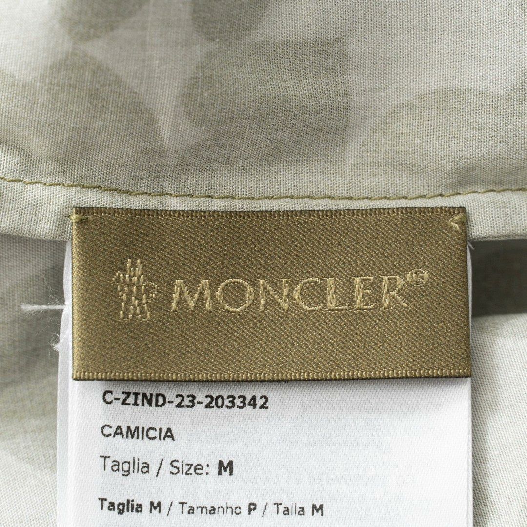 Moncler Moncler Men's All-over Print Collared Shirt Size US M / EU 48-50 / 2 - 6 Thumbnail
