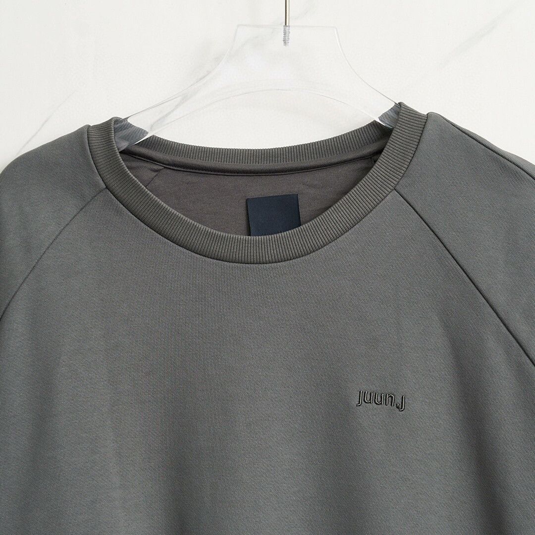 Juun.J JUUN.J Men's Letter Logo Solid Sweatshirt Size US M / EU 48-50 / 2 - 2 Thumbnail