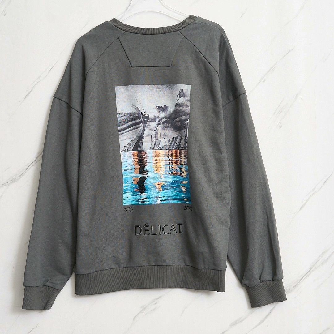 Juun.J JUUN.J Men's Letter Logo Solid Sweatshirt Size US M / EU 48-50 / 2 - 3 Thumbnail