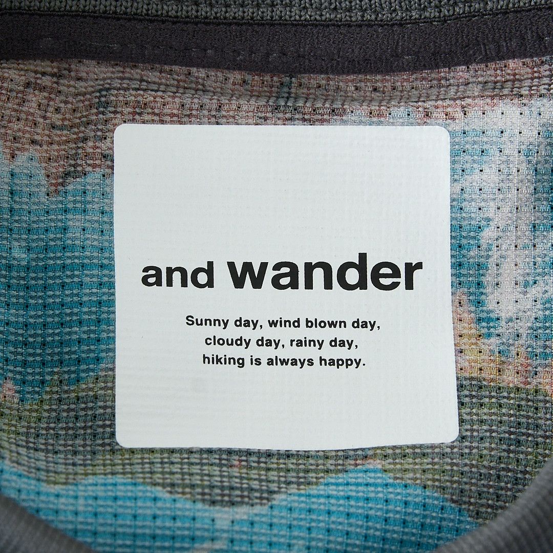 And Wander And Wander Men's Landscape Print Top Size US L / EU 52-54 / 3 - 5 Thumbnail