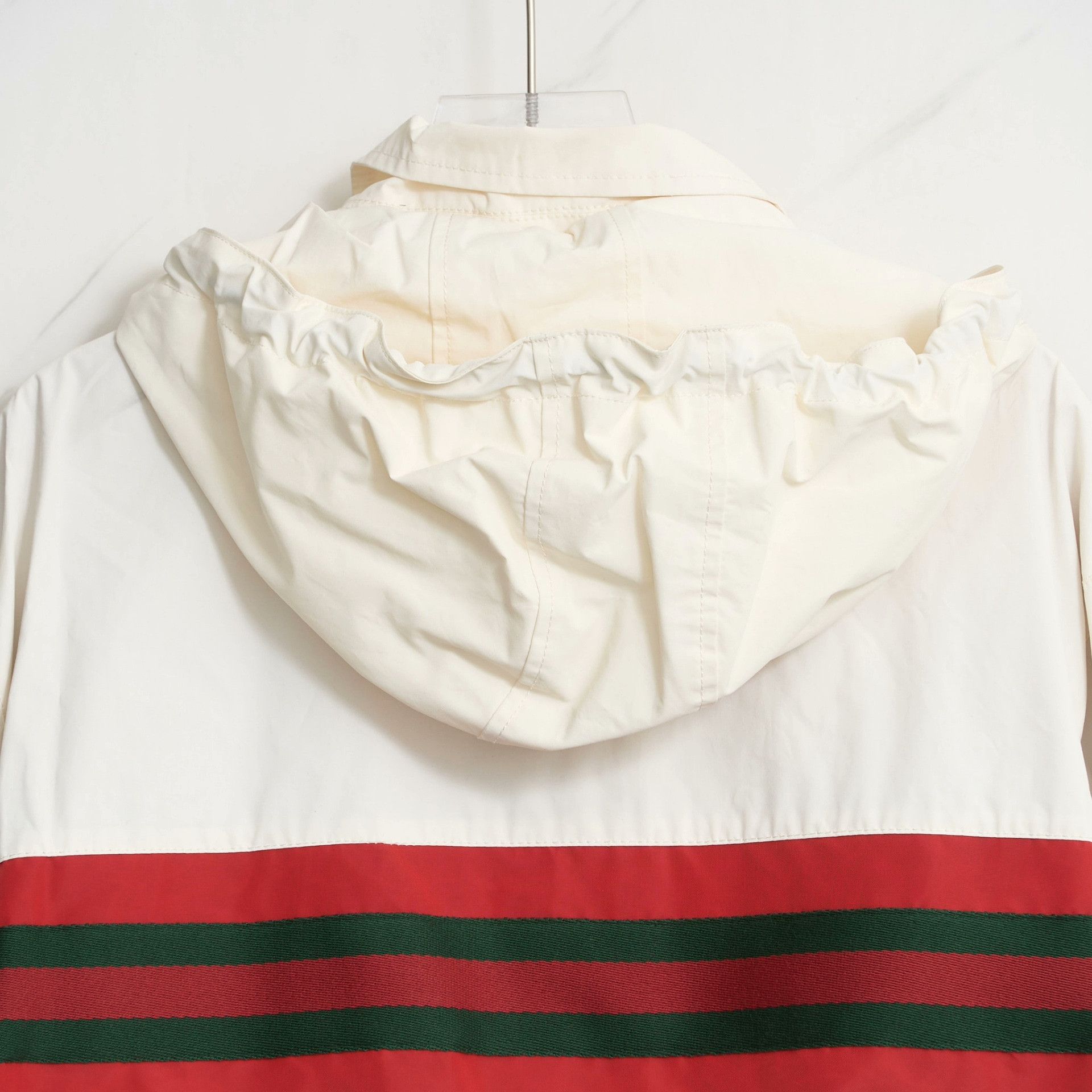 Gucci Gucci Men's Striped Colorblock Hooded Jacket Size US S / EU 44-46 / 1 - 5 Thumbnail
