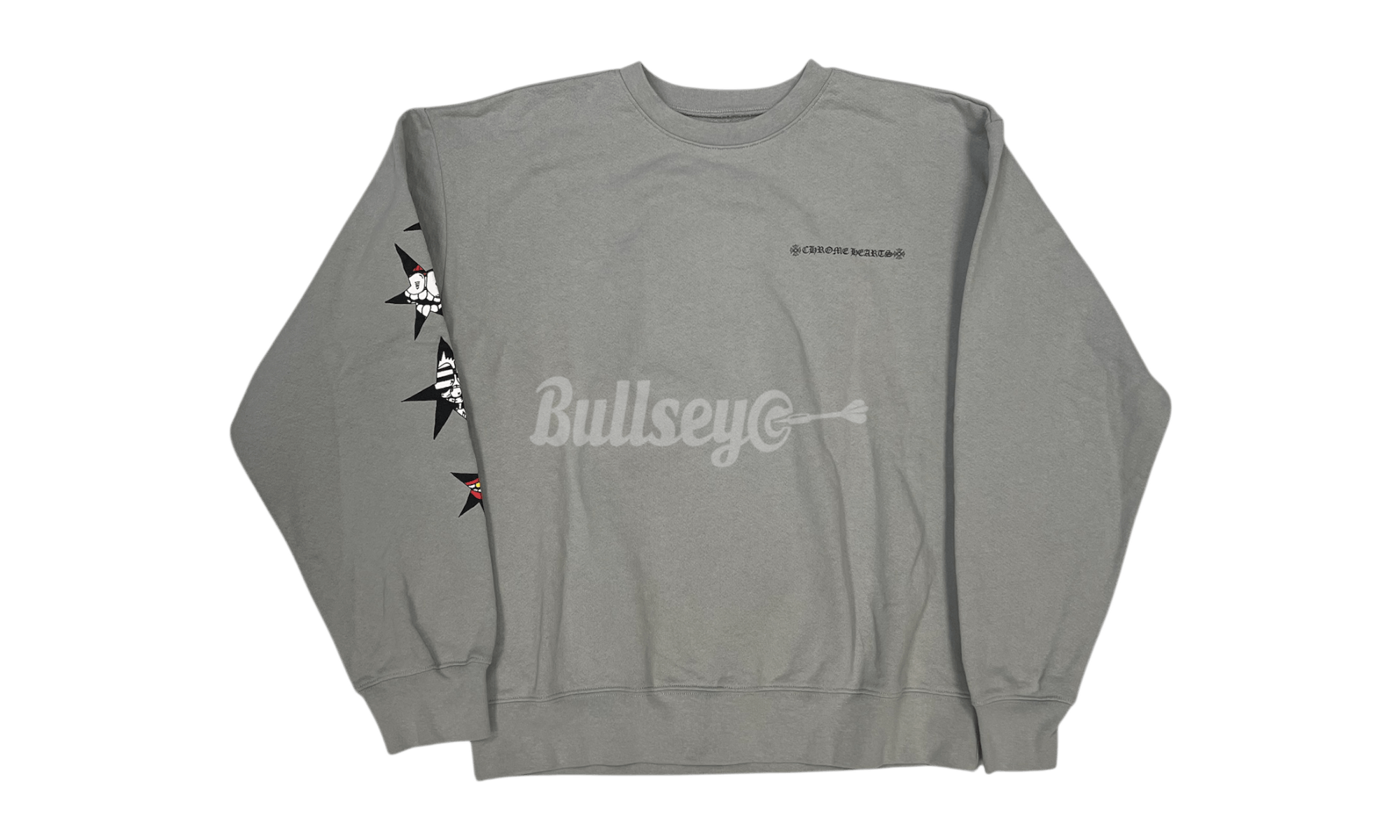 Chrome Hearts Matty Boy Suggest Grey Crewneck Size ONE SIZE - 2 Thumbnail