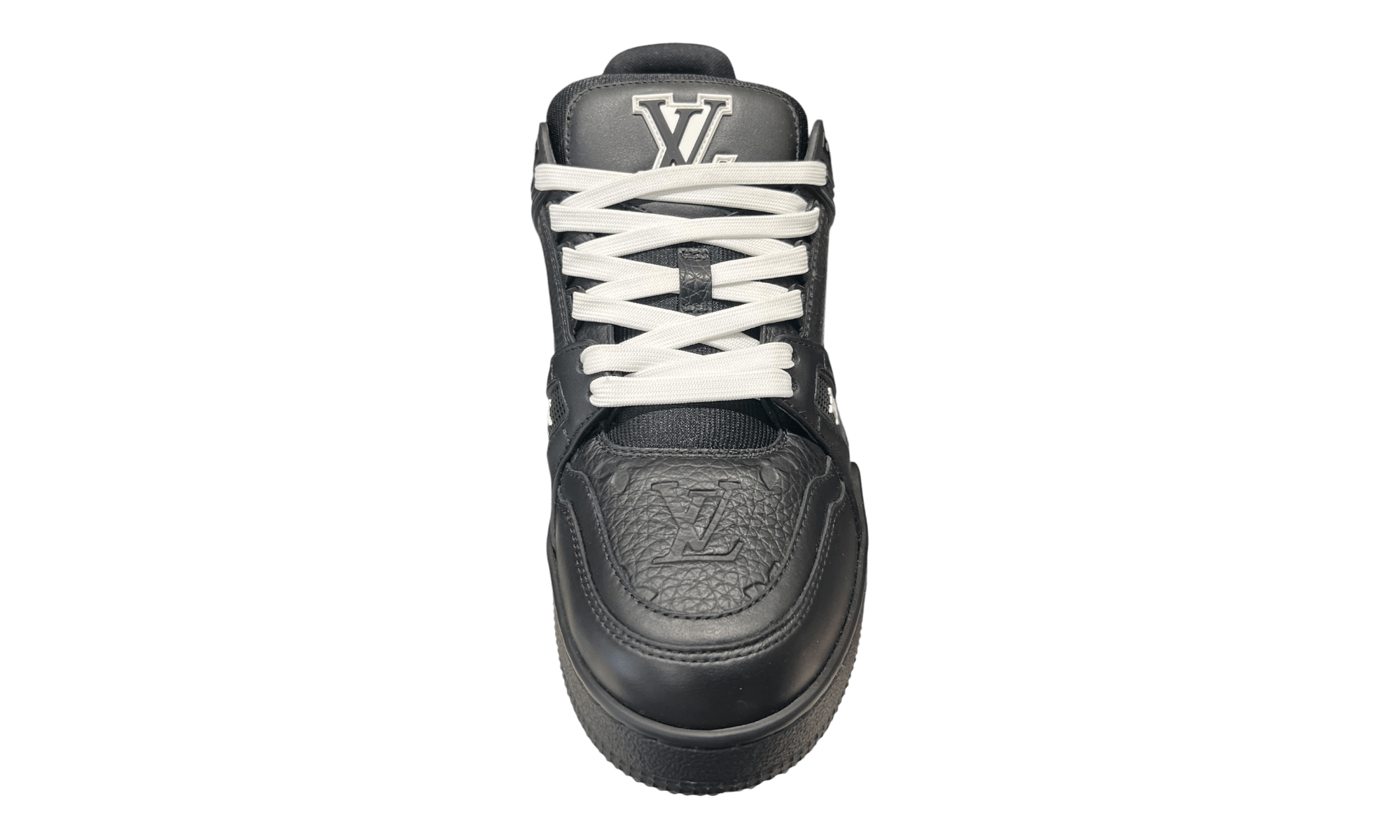 Louis Vuitton Trainer Black Embossed Monogram Size US 7 / EU 40 - 3 Thumbnail