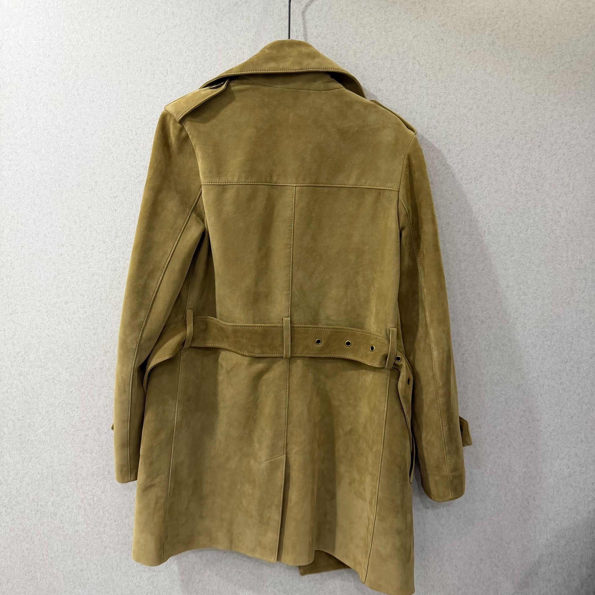 Coach Coach Leather Long Brown Coat L Women Size L / US 10 / IT 46 - 2 Thumbnail