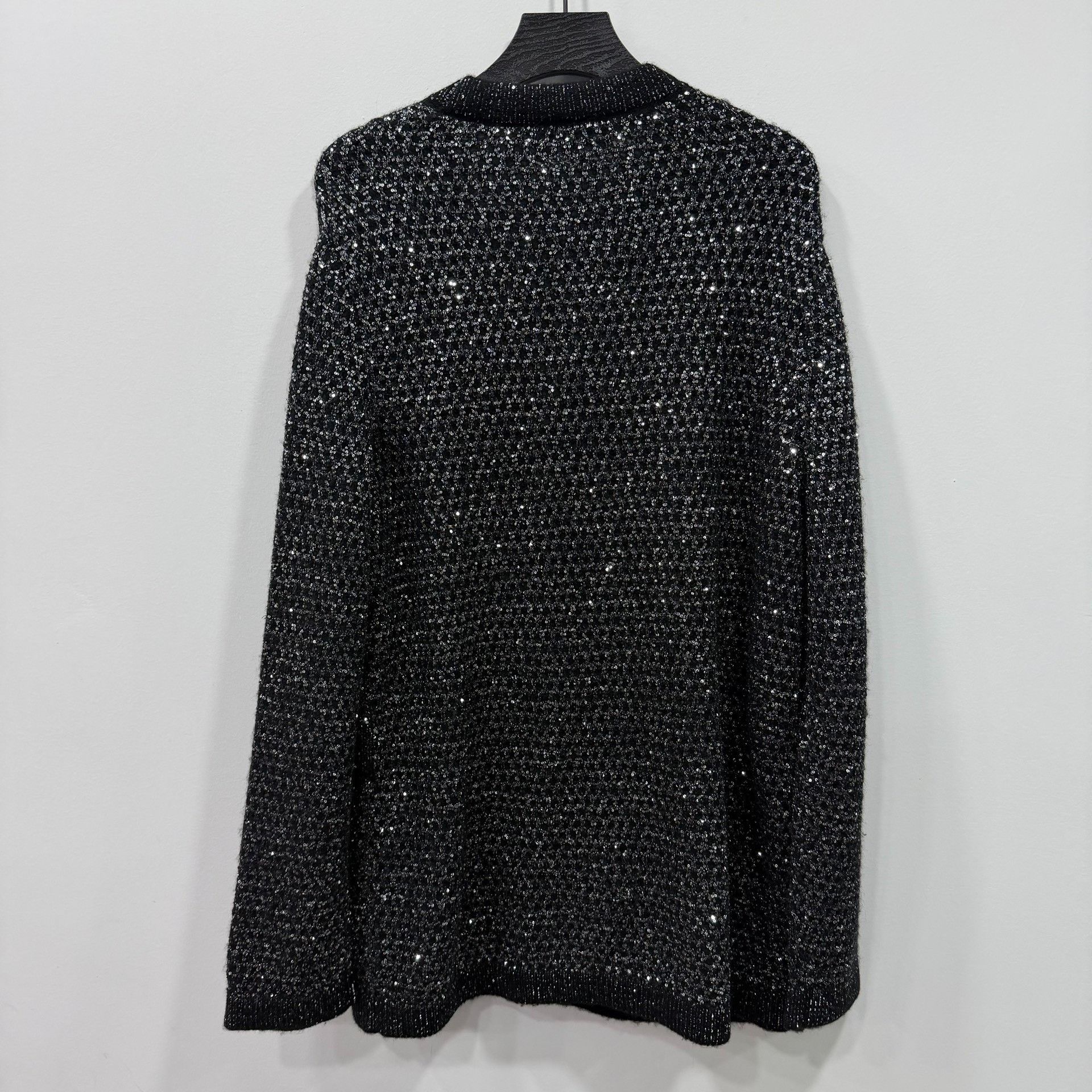 Chanel Chanel Knit Black Sweater XL Women Size XL / US 12-14 / IT 48-50 - 2 Thumbnail