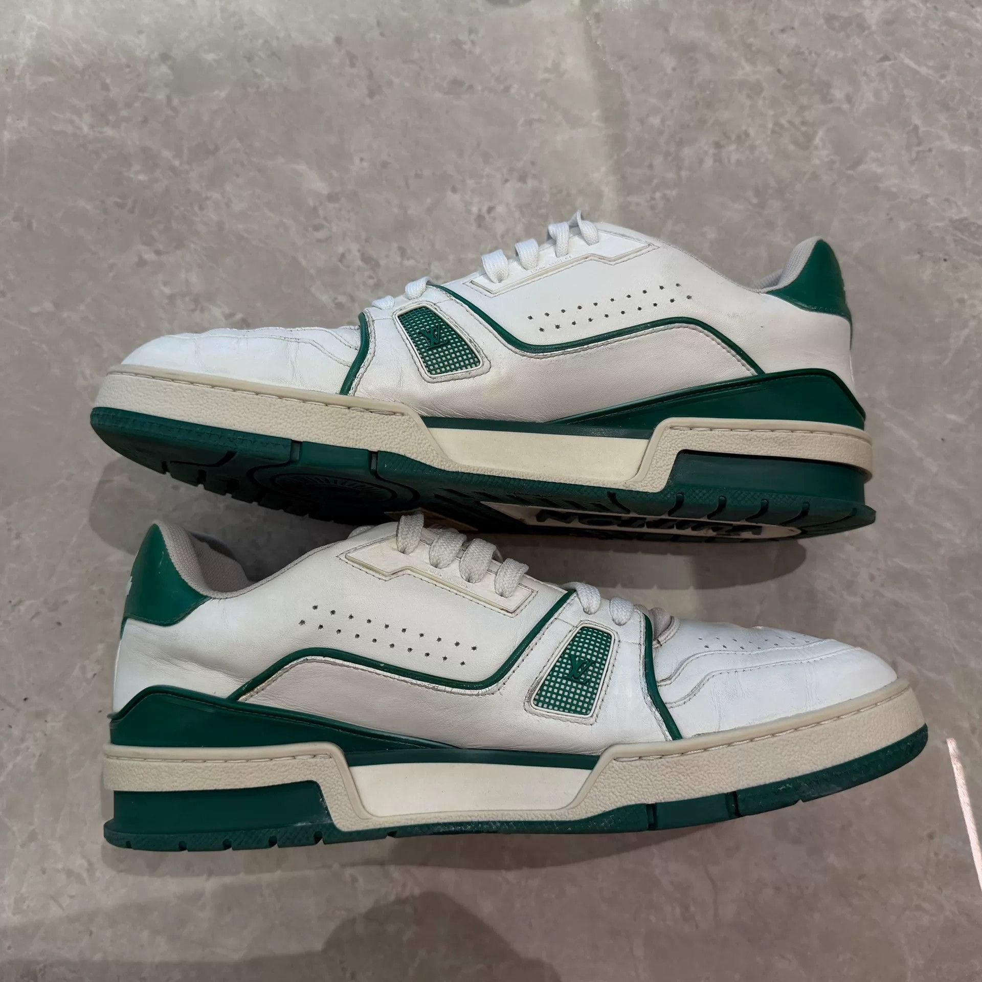 Louis Vuitton Louis Vuitton Training Green Lowtop Sneakers 8 Men Size US 8 / EU 41 - 3 Thumbnail