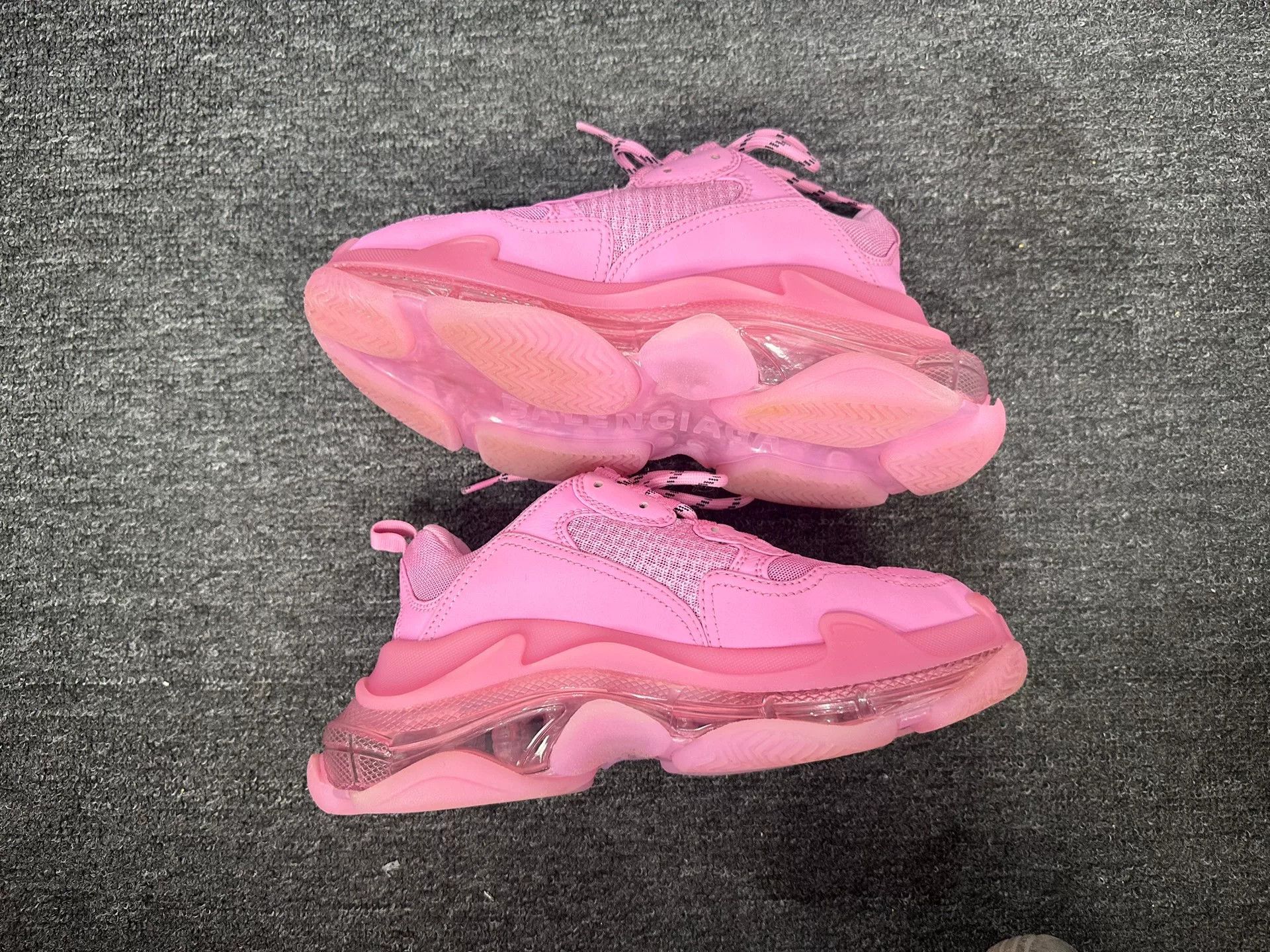 Balenciaga Balenciaga Pink Lowtop Sneakers us_7 Women Size US 7 / IT 37 - 3 Thumbnail