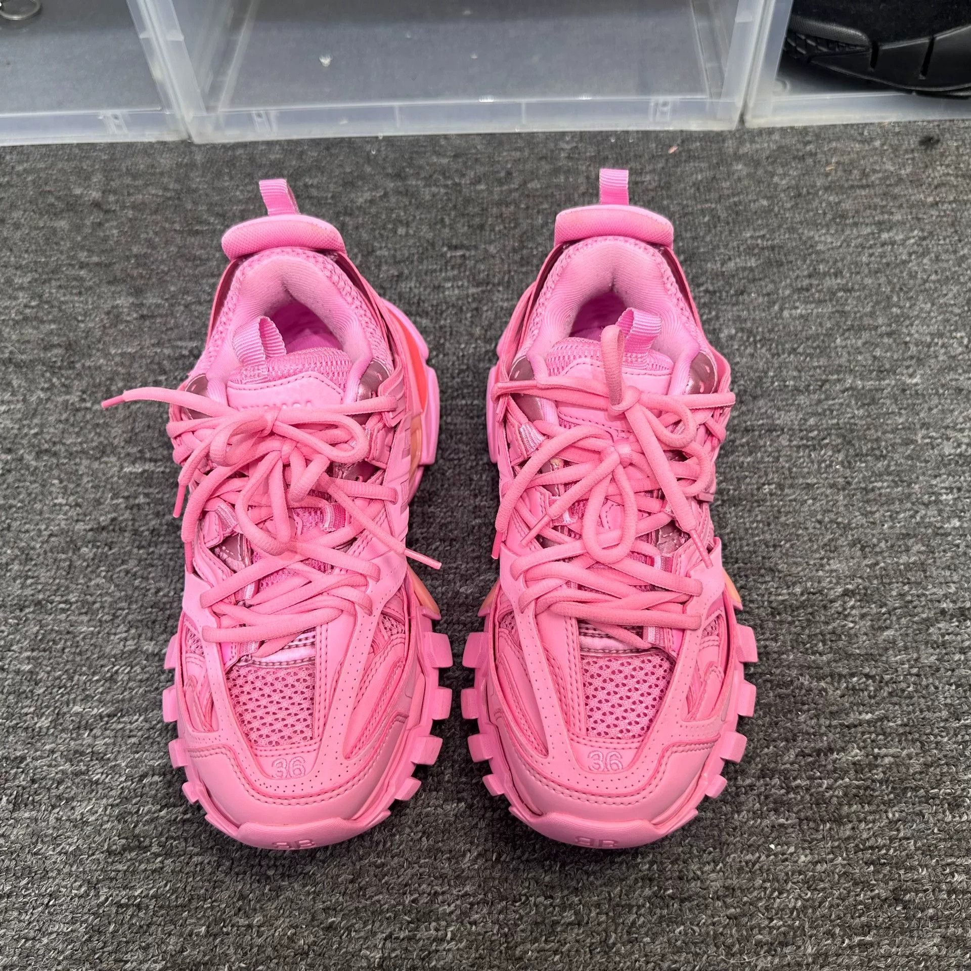 Balenciaga Balenciaga Pink Lowtop Sneakers us_6 Women Size US 6 / IT 36 - 4 Thumbnail