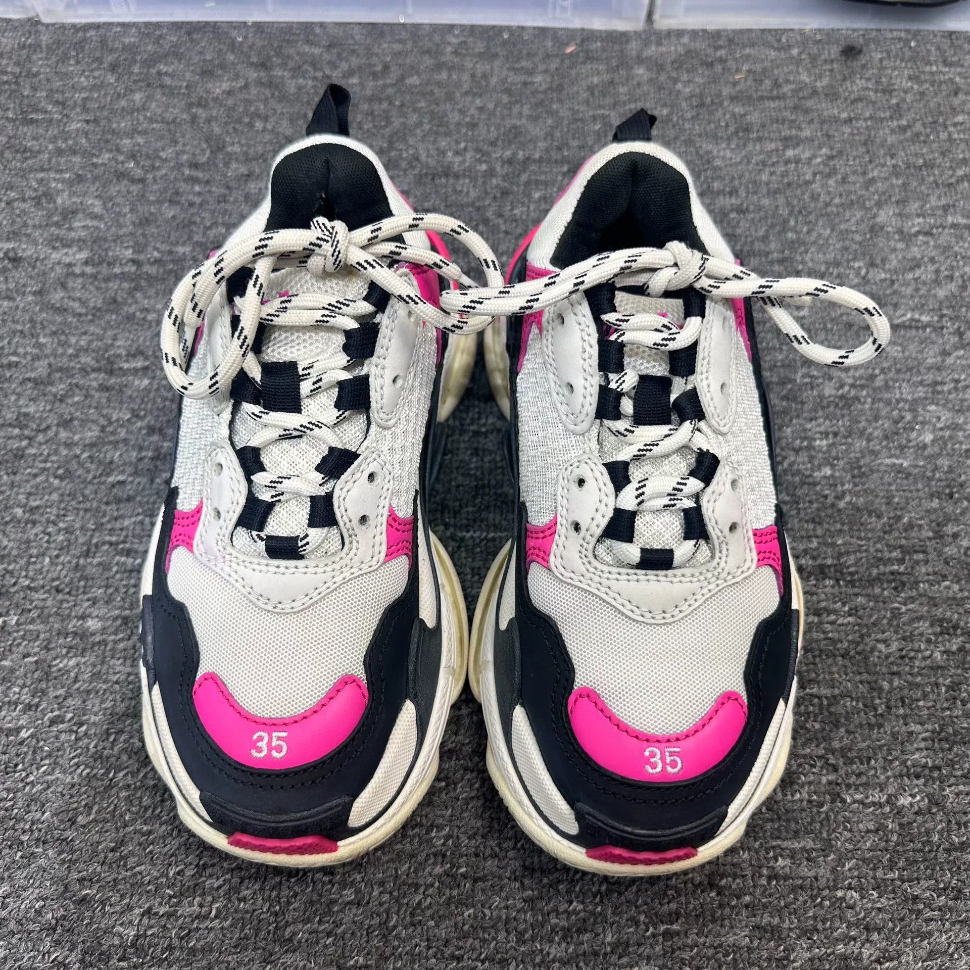 Balenciaga Balenciaga Pink Lowtop Sneakers us_5 Women Size US 5 / IT 35 - 4 Thumbnail