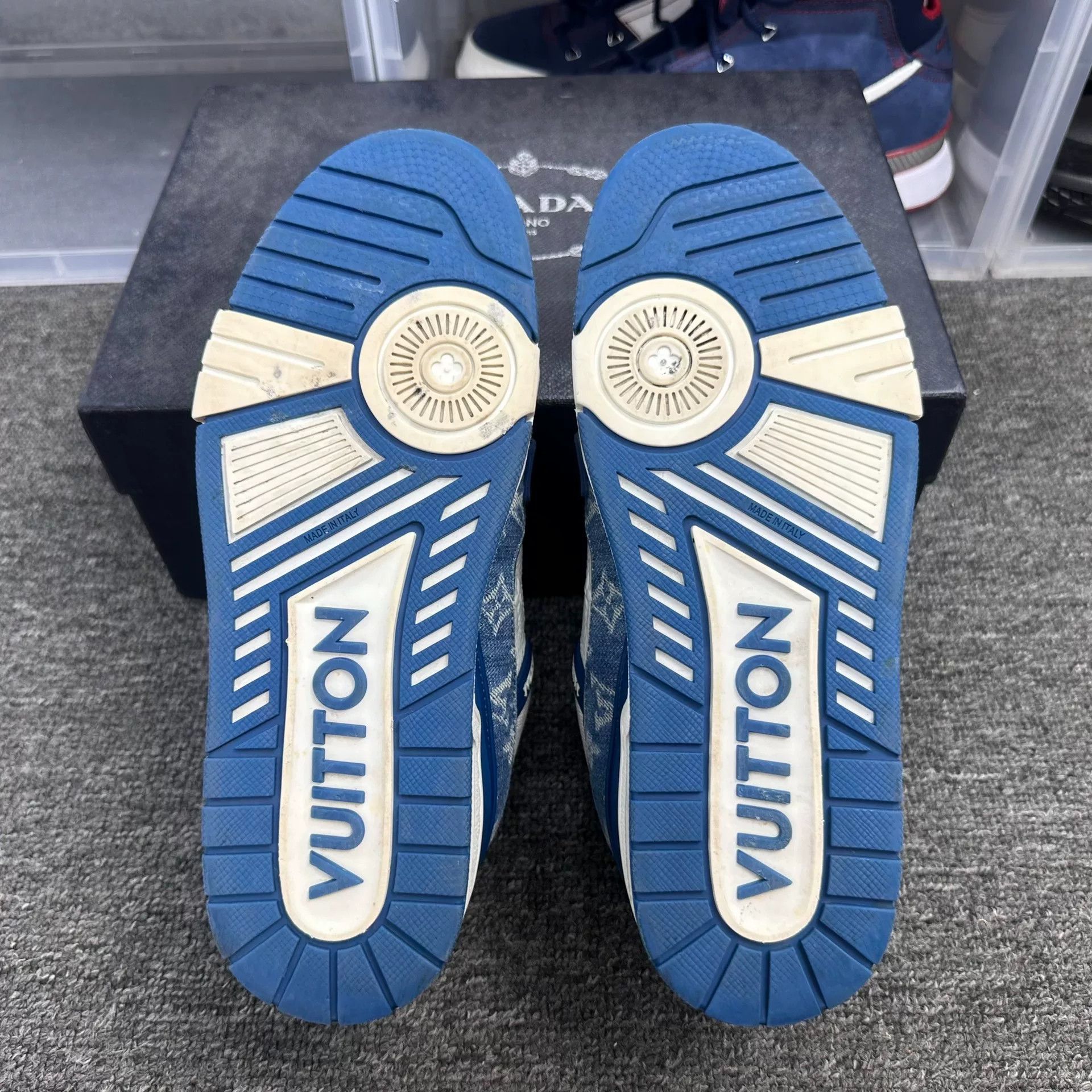 Louis Vuitton Louis Vuitton Training Denim Blue Lowtop Sneakers 8 Men Size US 8 / EU 41 - 6 Thumbnail