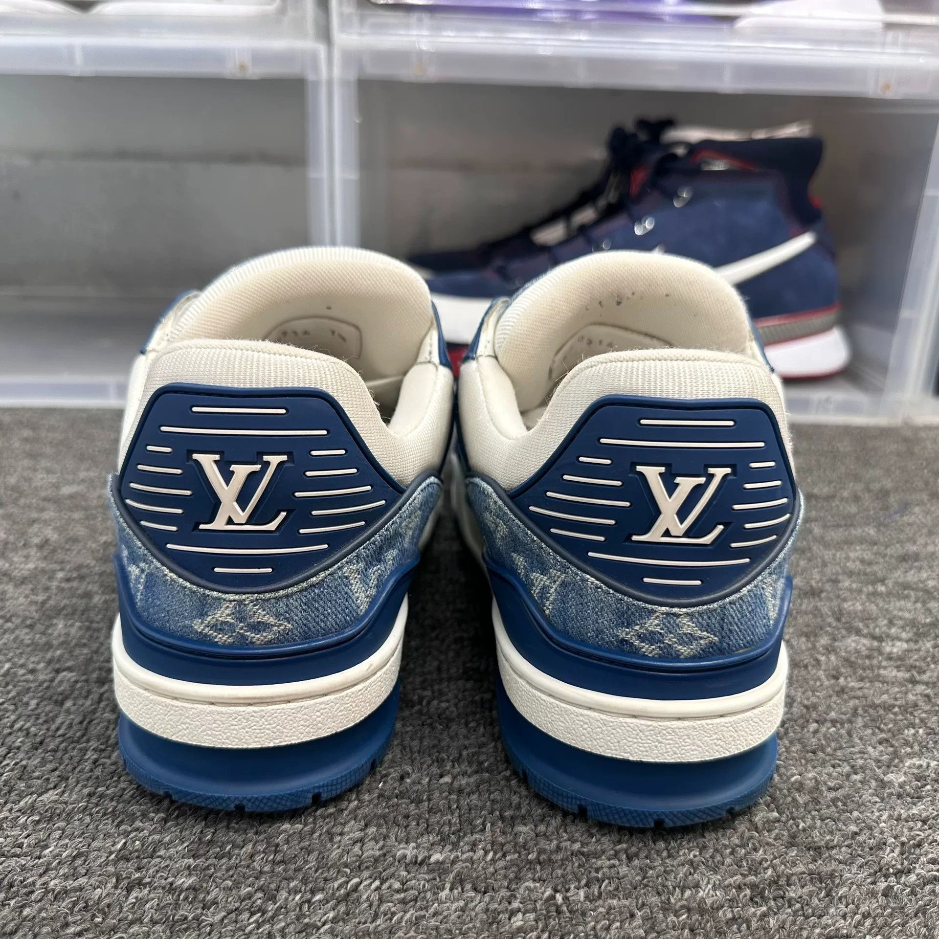 Louis Vuitton Louis Vuitton Training Denim Blue Lowtop Sneakers 8 Men Size US 8 / EU 41 - 5 Thumbnail