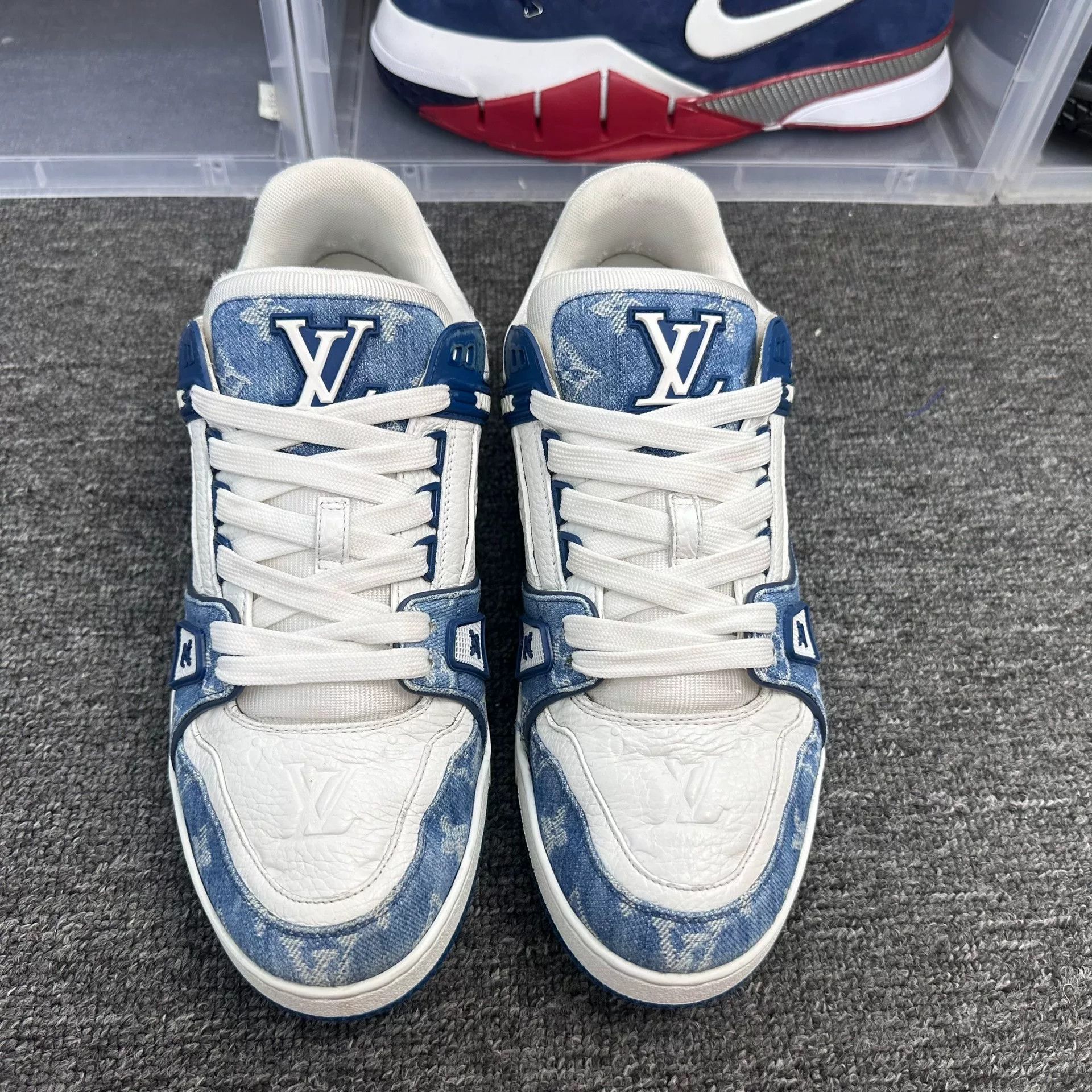 Louis Vuitton Louis Vuitton Training Denim Blue Lowtop Sneakers 8 Men Size US 8 / EU 41 - 4 Thumbnail