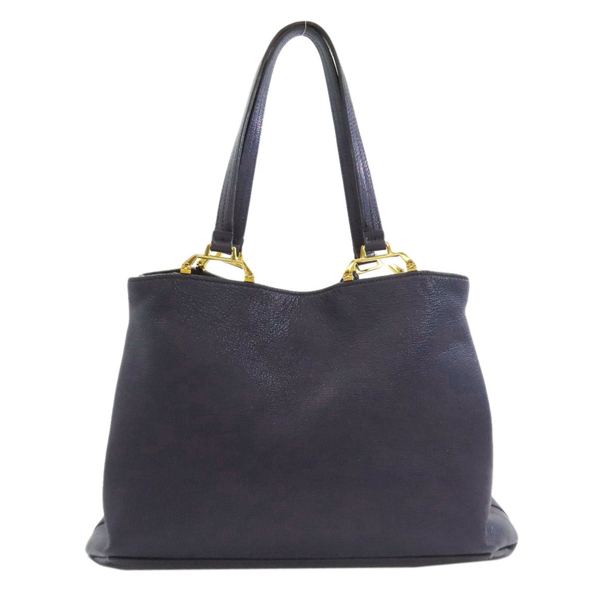 Miu Miu Miu Miu Miu Logo Tote Bag Leather Women's MIUMIU Size ONE SIZE - 2 Thumbnail