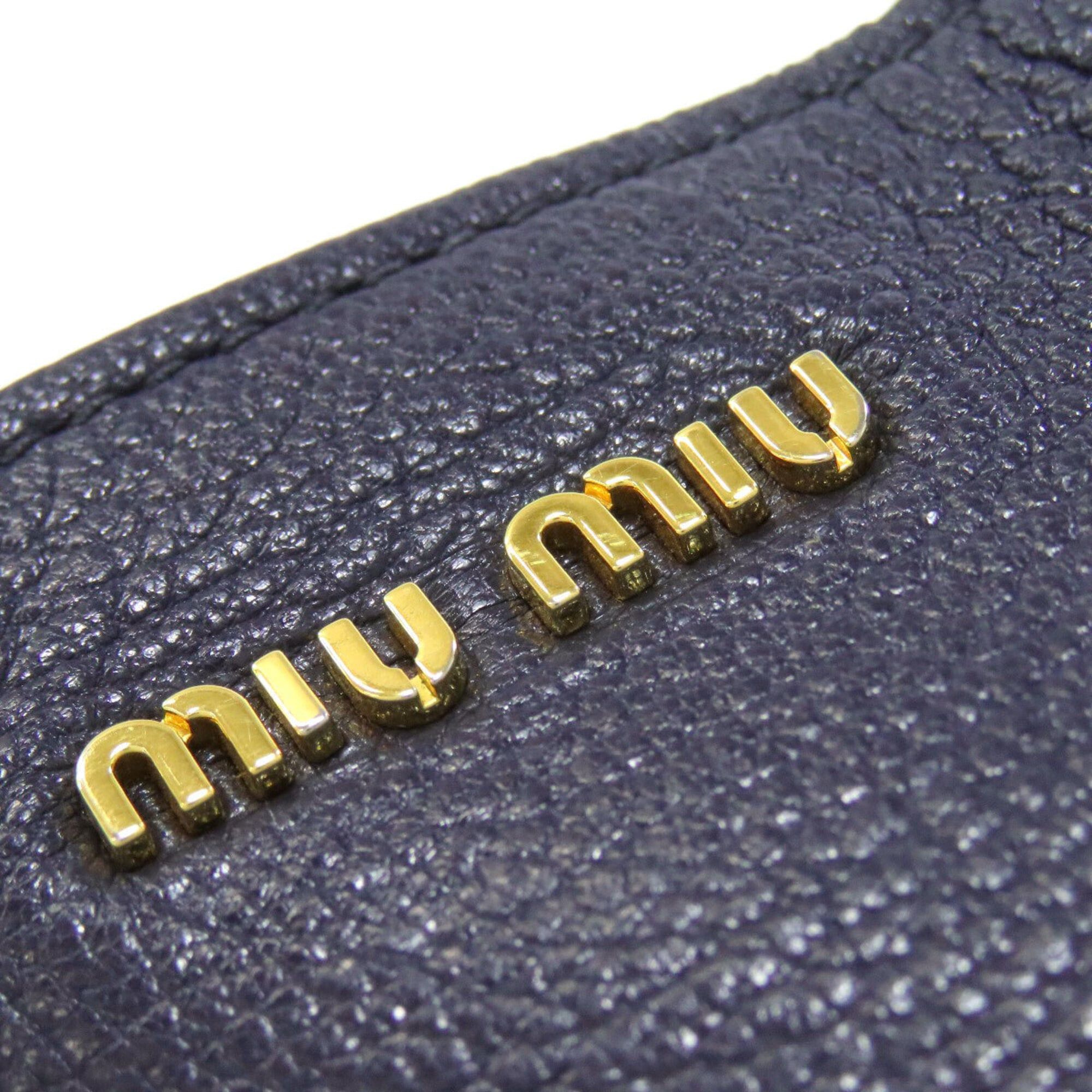 Miu Miu Miu Miu Miu Logo Tote Bag Leather Women's MIUMIU Size ONE SIZE - 13 Thumbnail