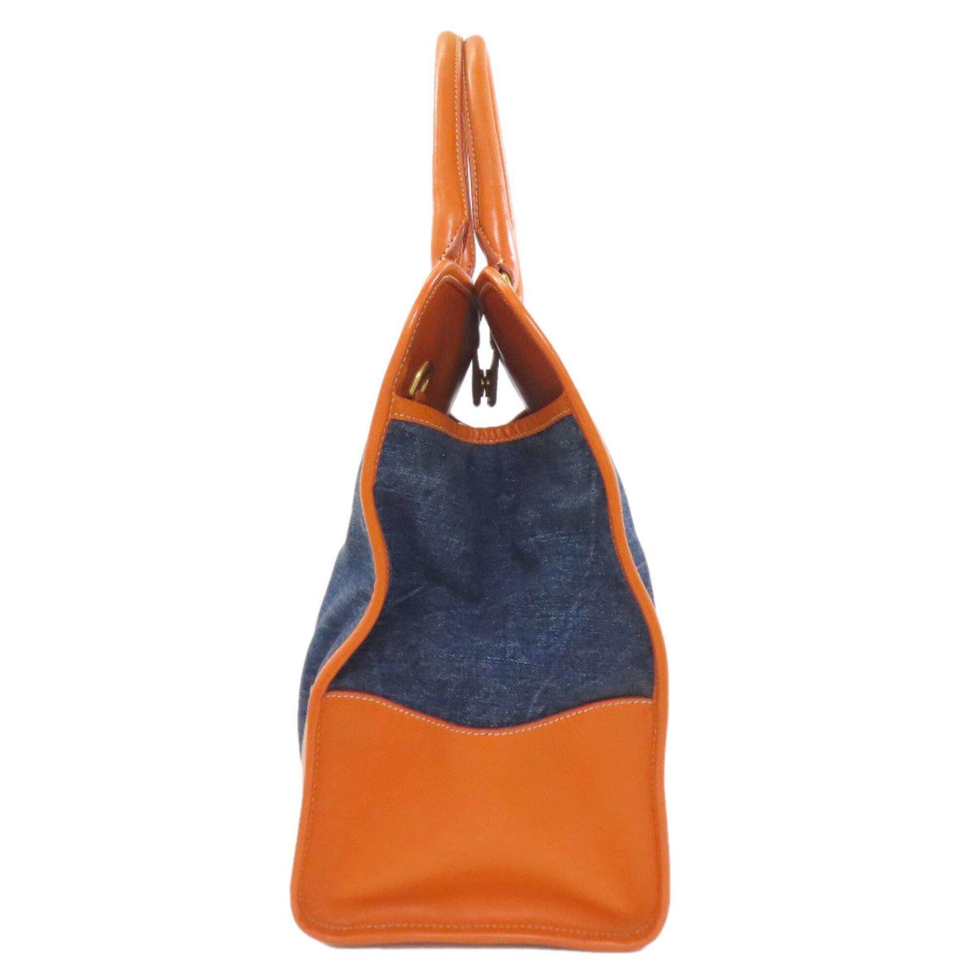 Prada Prada BN2254 2-Way Handbag, Canvas/Leather, Women's PRADA Size ONE SIZE - 3 Thumbnail