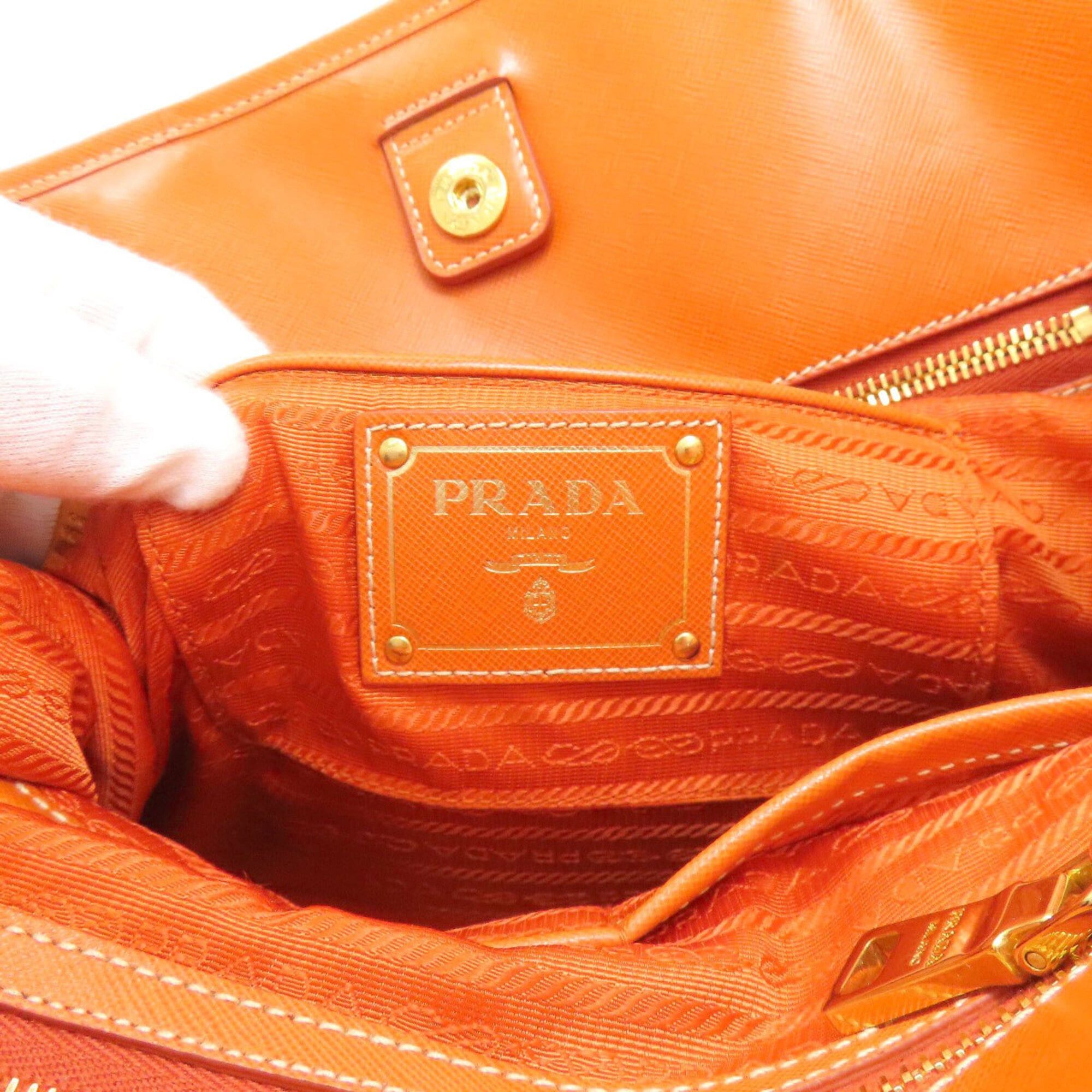 Prada Prada BN2254 2-Way Handbag, Canvas/Leather, Women's PRADA Size ONE SIZE - 6 Thumbnail
