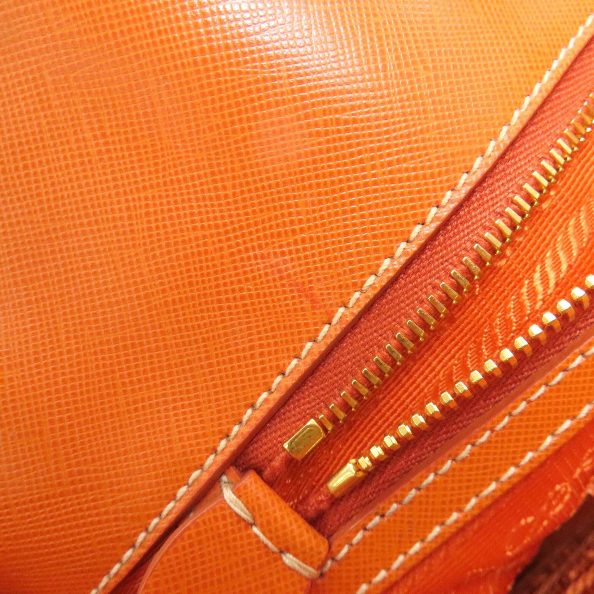 Prada Prada BN2254 2-Way Handbag, Canvas/Leather, Women's PRADA Size ONE SIZE - 13 Thumbnail
