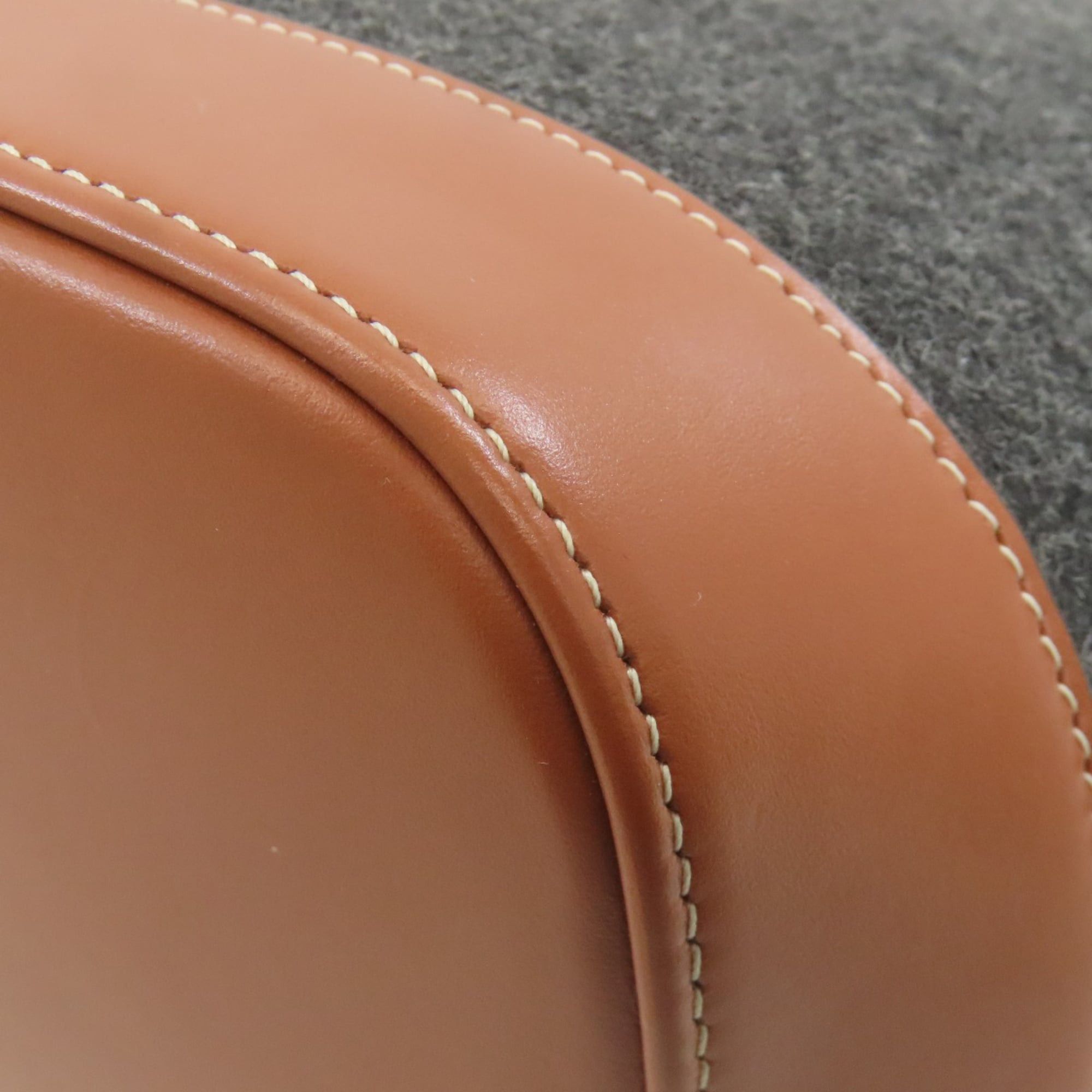 Celine Celine Bucket Long Shoulder Bag, Felt/Calfskin, Women's CELINE Size ONE SIZE - 19 Thumbnail