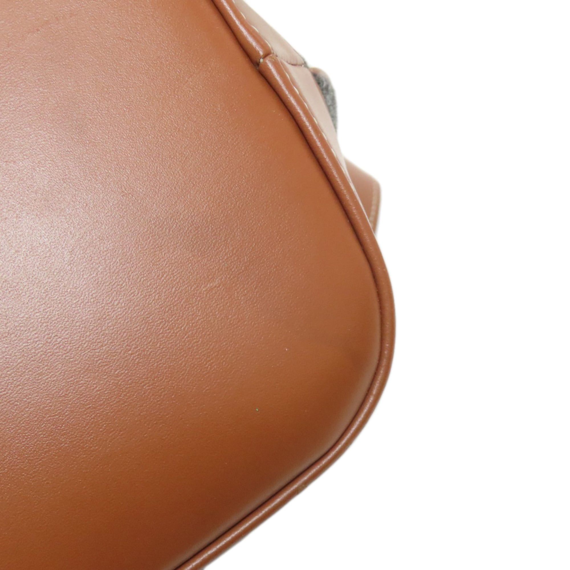 Celine Celine Bucket Long Shoulder Bag, Felt/Calfskin, Women's CELINE Size ONE SIZE - 11 Thumbnail