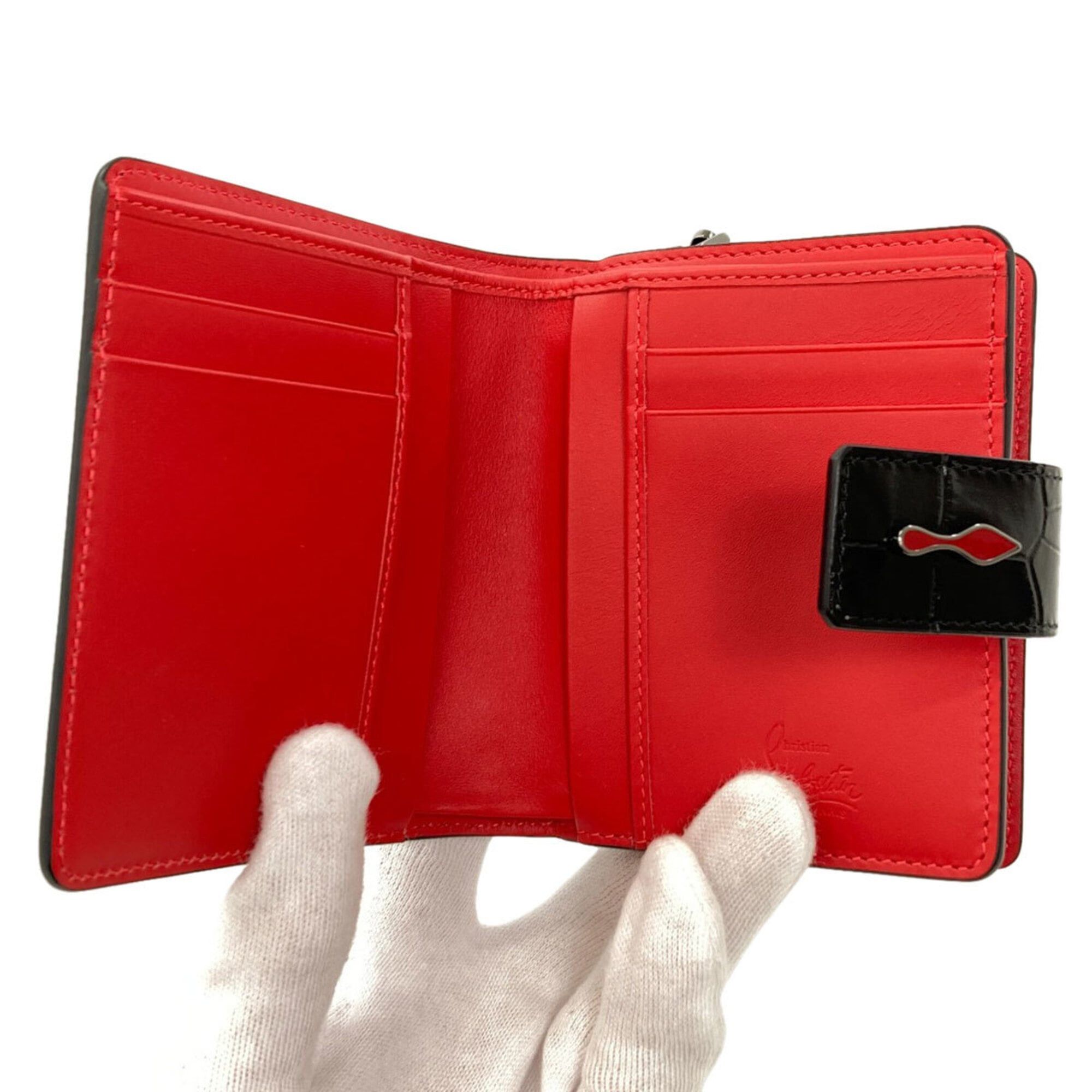 Christian Louboutin Christian Louboutin Paloma Bi-fold Leather Wallet for Women Size ONE SIZE - 4 Thumbnail