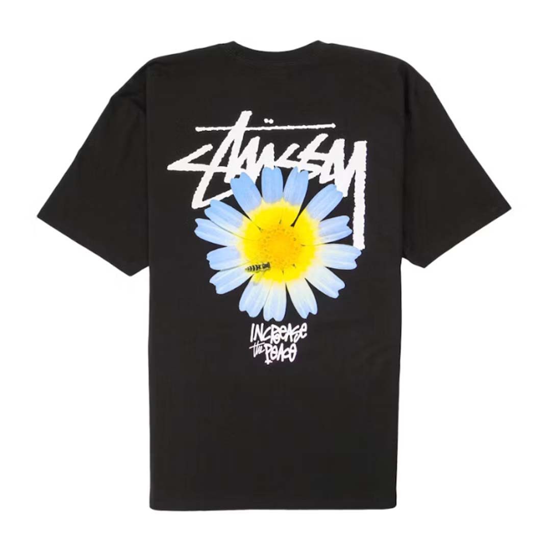 Stussy ITP Flower Black Tee Size US L / EU 52-54 / 3 - 2 Thumbnail