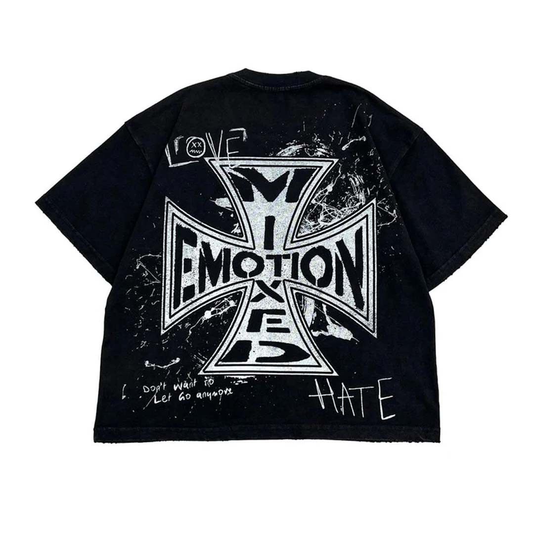 Other Mixed Emotions Black Chaos Tee Size US XL / EU 56 / 4 - 2 Thumbnail