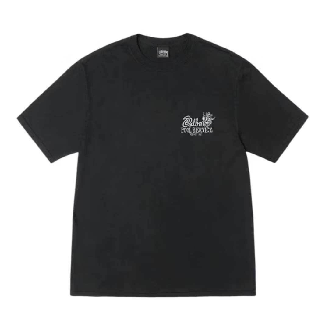 Stussy Pool Service Black Tee Size US S / EU 44-46 / 1 - 2 Thumbnail