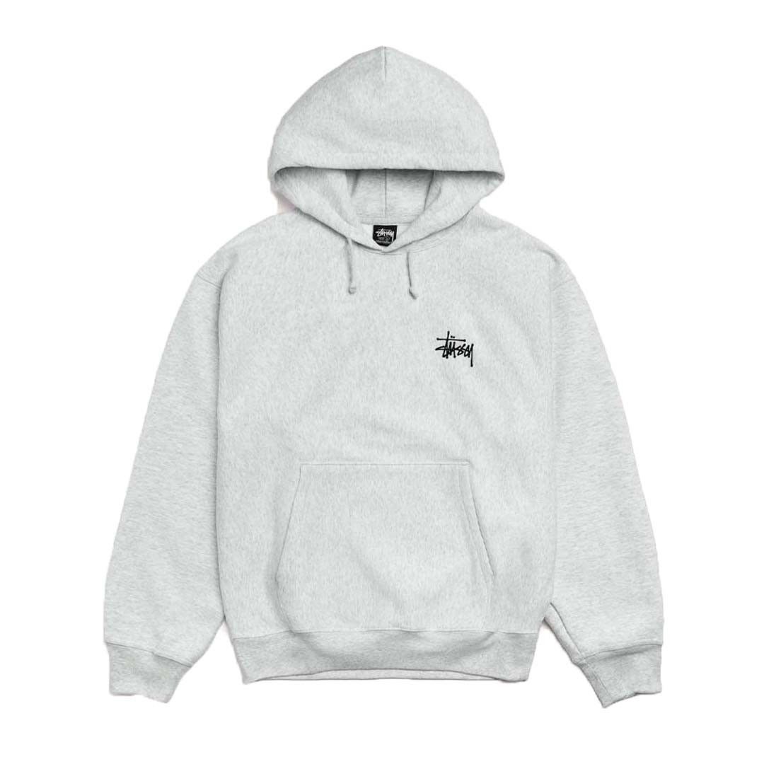 Stussy Basic Hoodie Grey Size US L / EU 52-54 / 3 - 2 Thumbnail