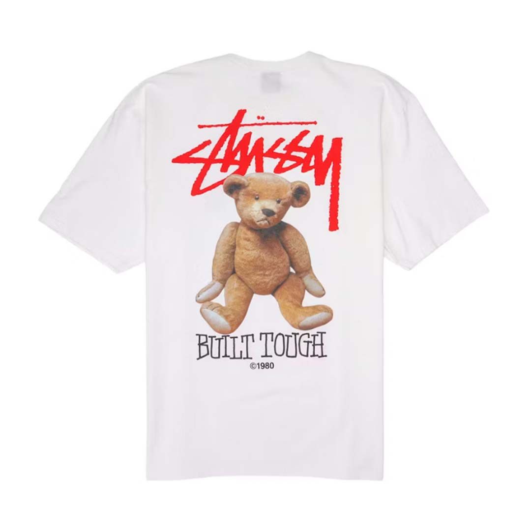 Stussy Built Tough White Tee Size US M / EU 48-50 / 2 - 2 Thumbnail