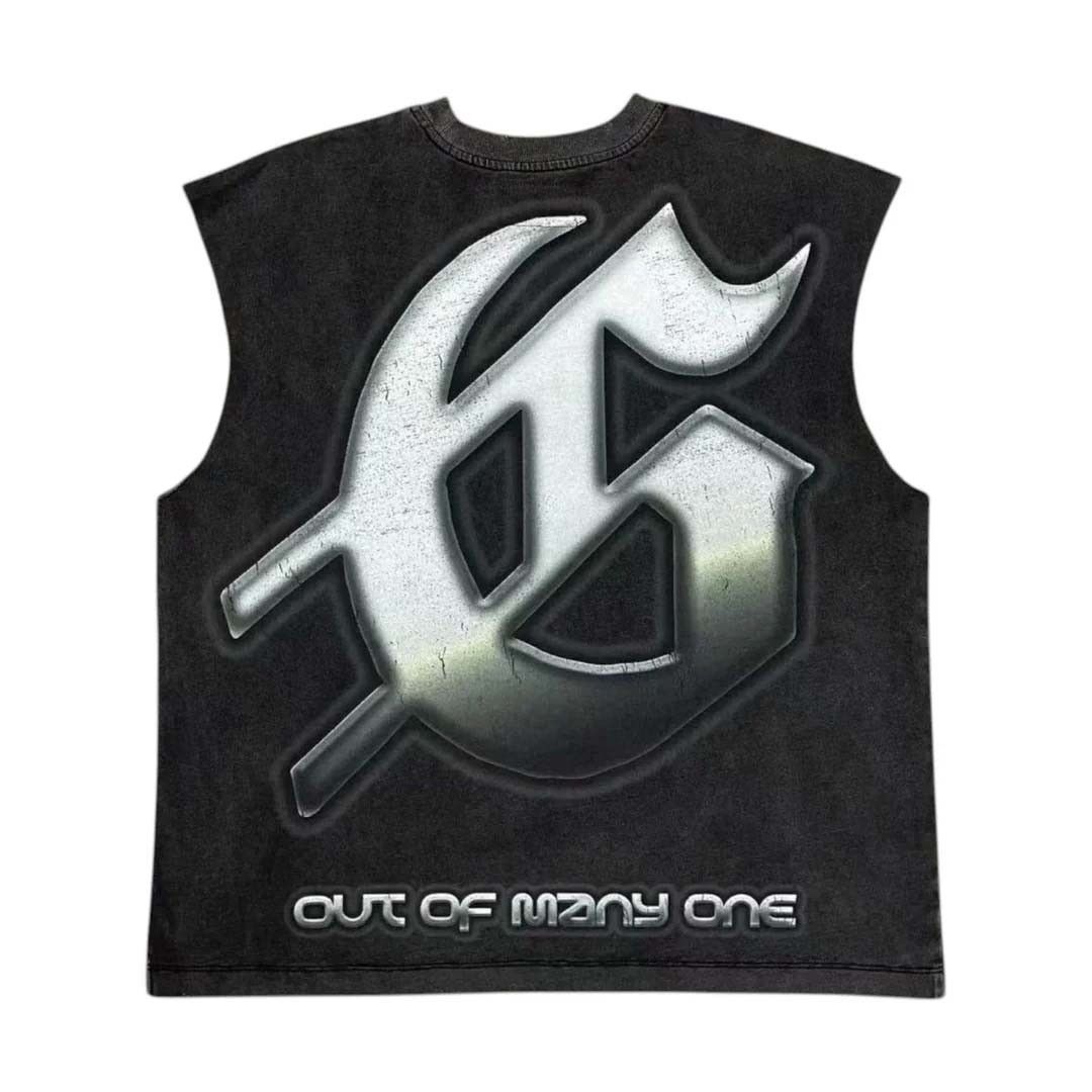 Godspeed Sunken Liberty 2 Sleeveless Tee Black Size US XXL / EU 58 / 5 - 2 Thumbnail