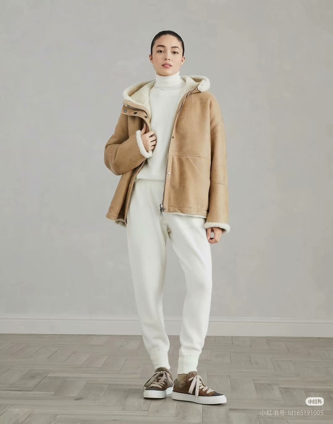 Brunello Cucinelli Brunello Cucinelli Women's Shearling Hooded Coat Size S / US 4 / IT 40 - 7 Thumbnail