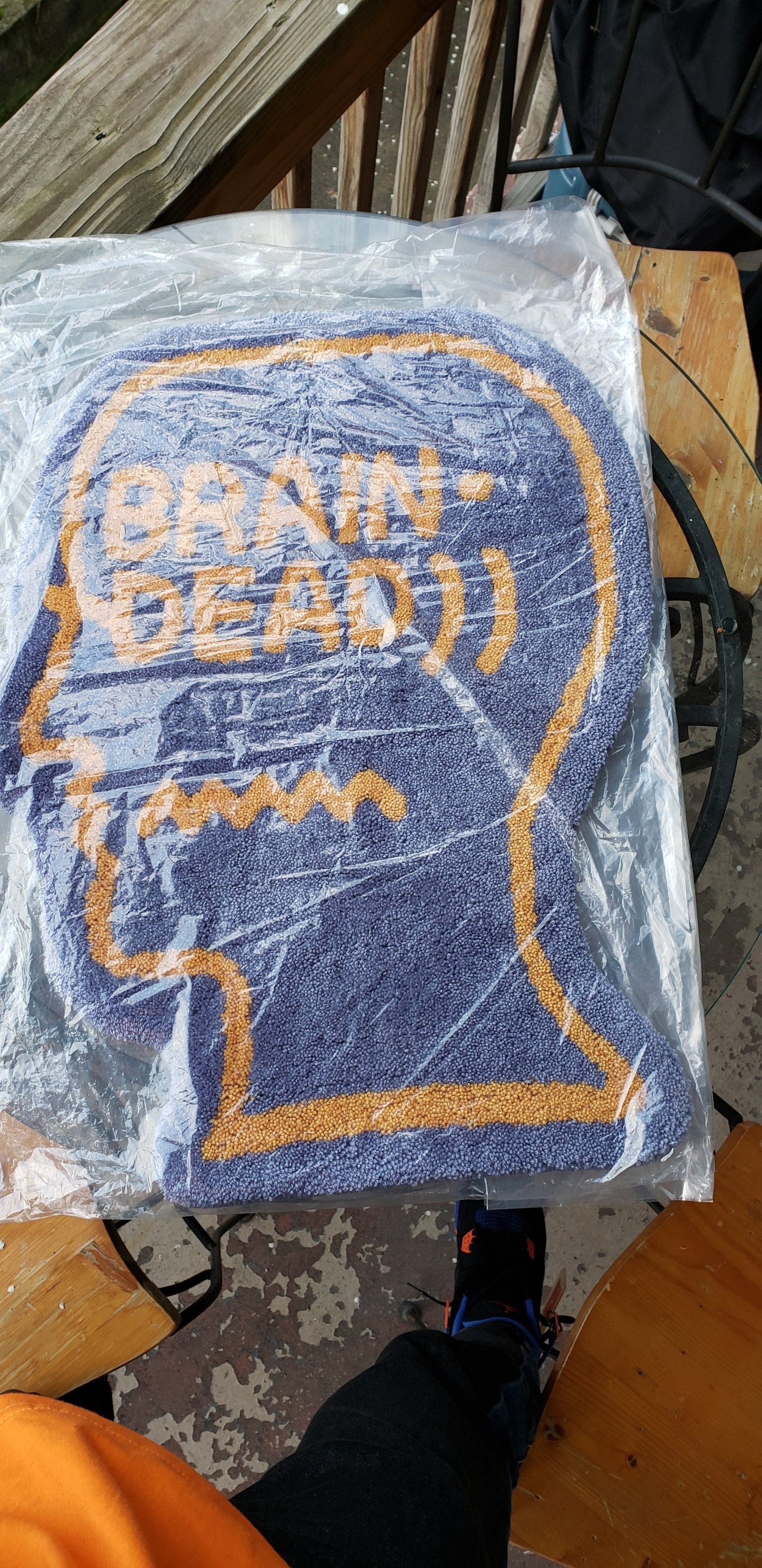 Brain Dead RARE Brain Dead Logo Head Rug - Berry Size ONE SIZE - 3 Thumbnail