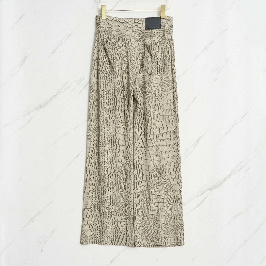 Acne Studios Acne Studios Unisex Crocodile Print Casual Pants Size US 34 / EU 50 - 3 Thumbnail