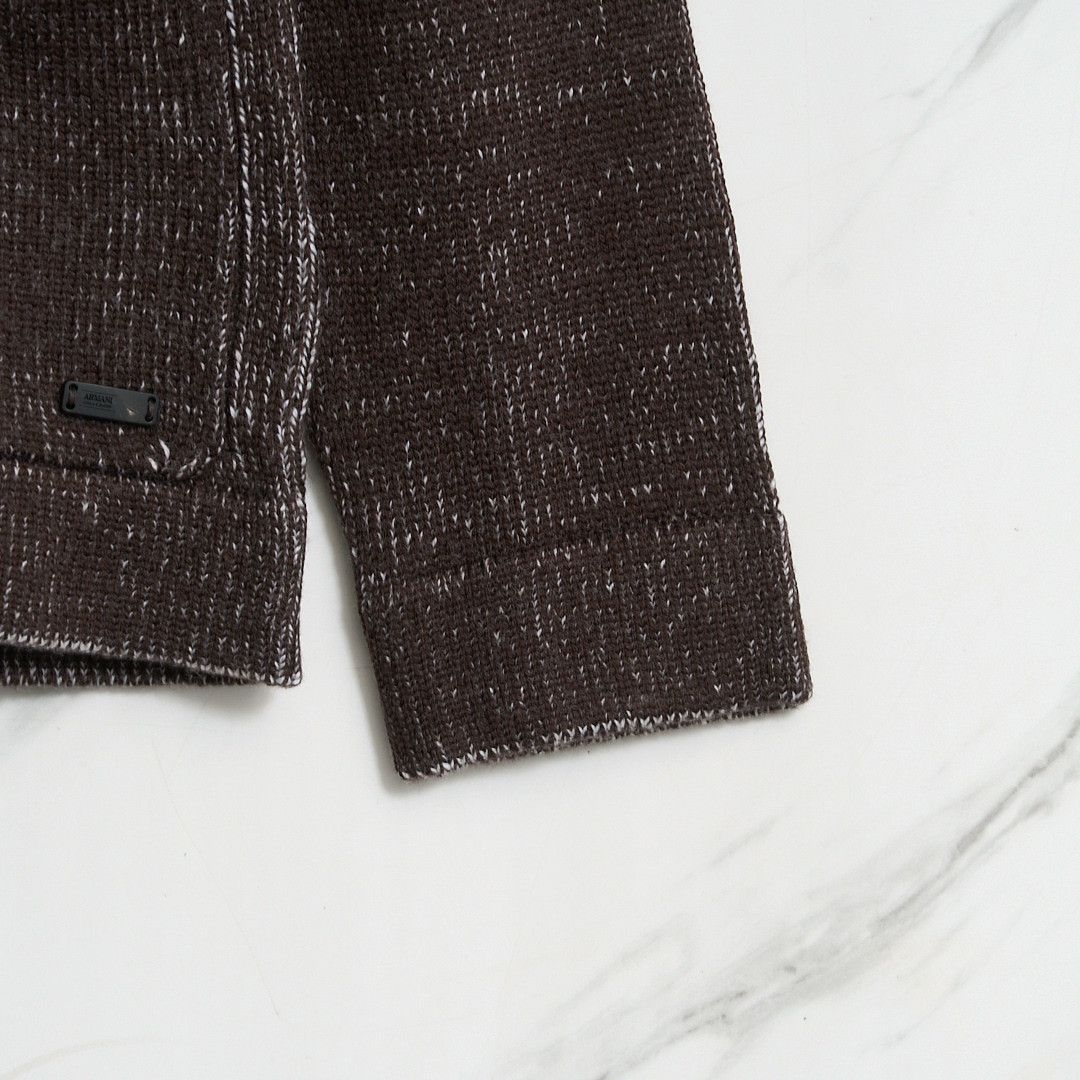 Armani Collezioni Armani Collezioni Men's Vintage Knit Cardigan Size US L / EU 52-54 / 3 - 4 Thumbnail