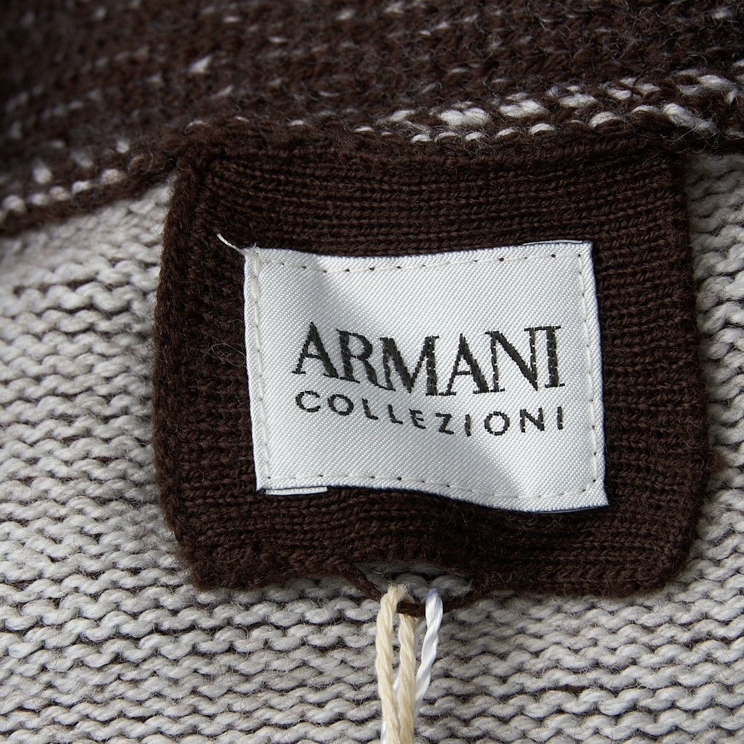 Armani Collezioni Armani Collezioni Men's Vintage Knit Cardigan Size US L / EU 52-54 / 3 - 7 Thumbnail
