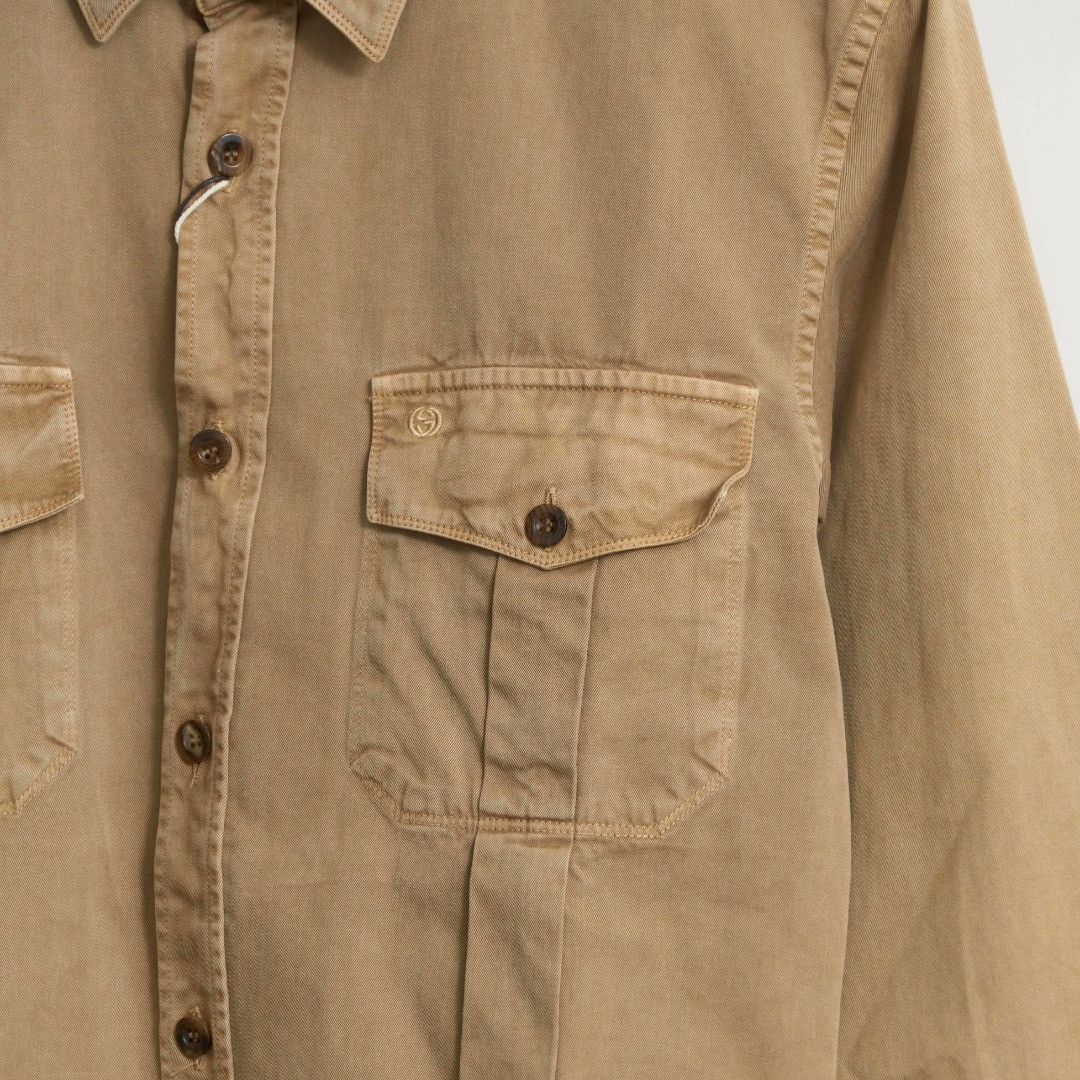 Gucci Gucci Men's Vintage Lapel Shirt Size US XS / EU 42 / 0 - 3 Thumbnail