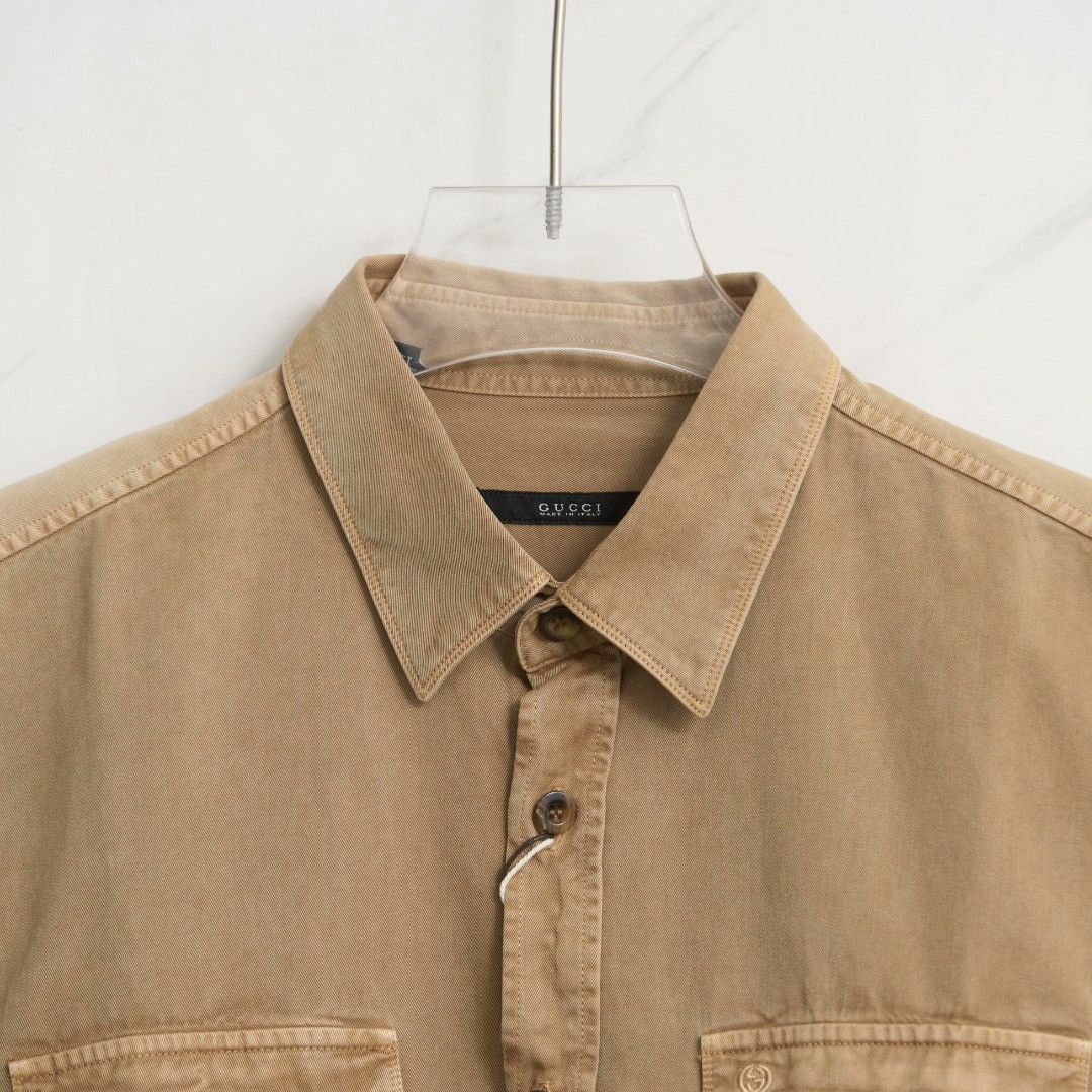 Gucci Gucci Men's Vintage Lapel Shirt Size US XS / EU 42 / 0 - 2 Thumbnail