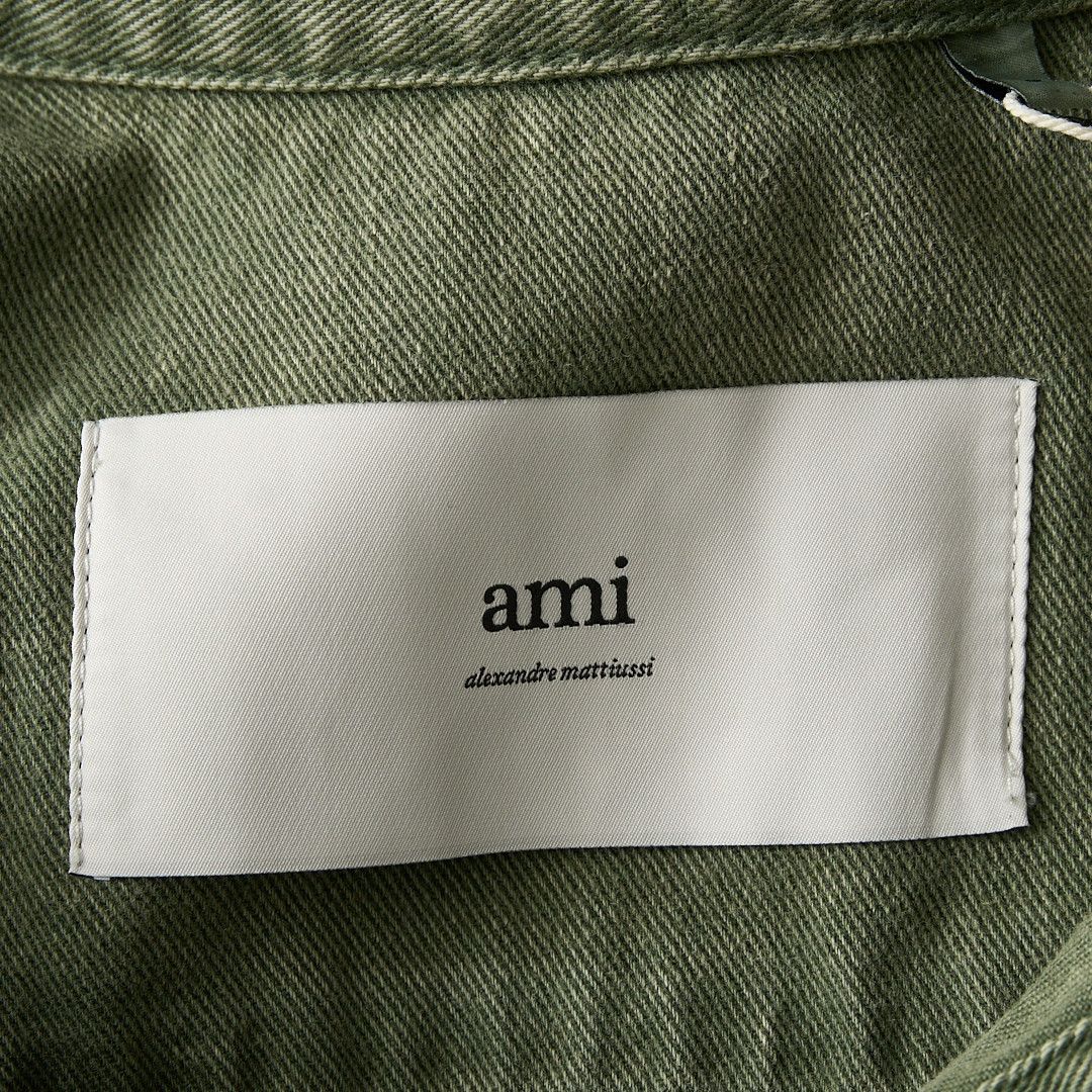 AMI Ami Paris Men's Vintage Logo Denim Jacket Size US M / EU 48-50 / 2 - 6 Thumbnail