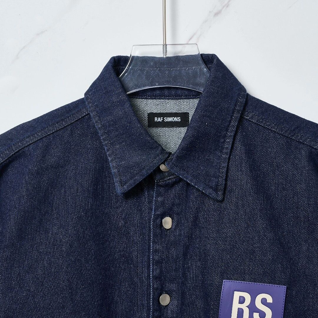 Raf Simons Raf Simons Unisex Denim Logo Shirt Size US S / EU 44-46 / 1 - 2 Thumbnail
