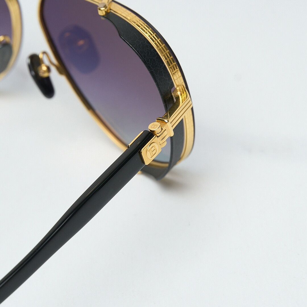 Balmain Balmain Unisex Titanium Sunglasses Size ONE SIZE - 7 Thumbnail