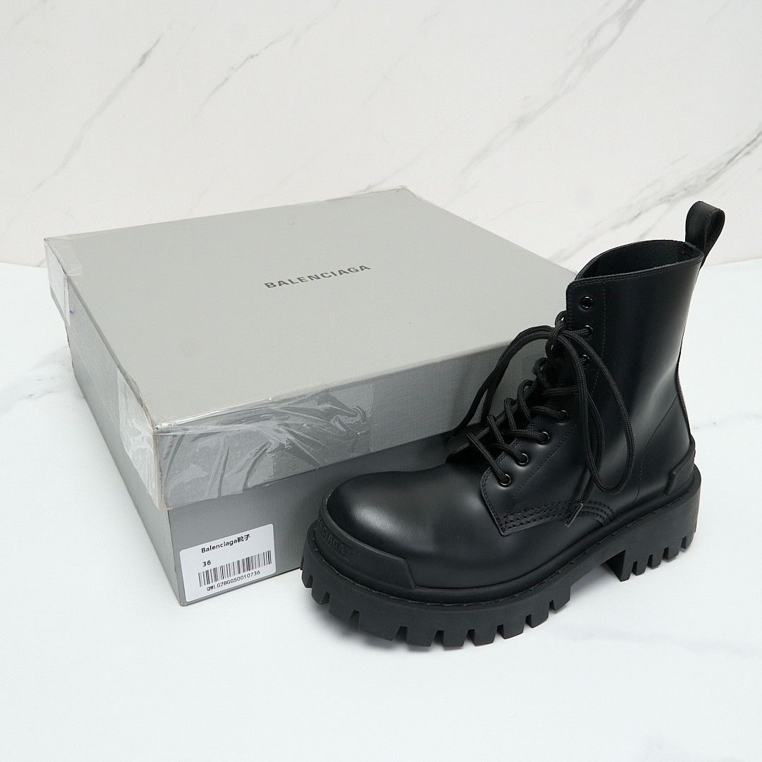 Balenciaga Balenciaga Women's Platform Martin Boots Size US 5 / IT 35 - 8 Thumbnail